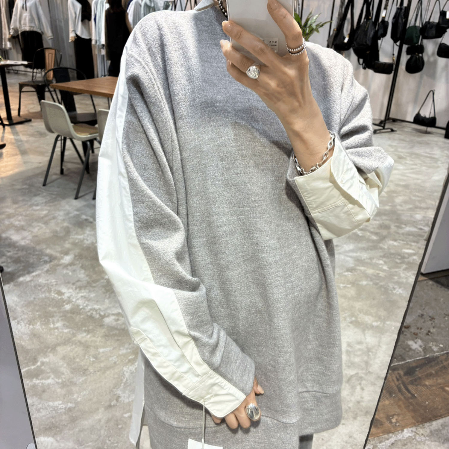 HERENCIA ドッキングシャツ - 画像4