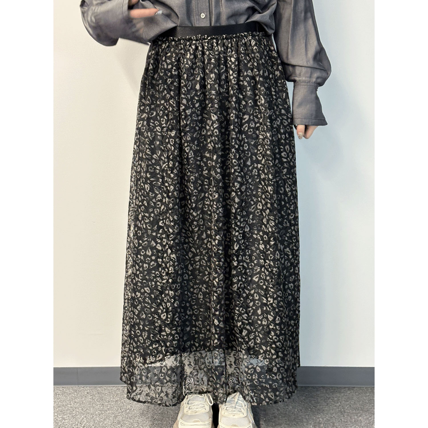 SEADRAKE ラッセルレースレオパードスカート - 画像2