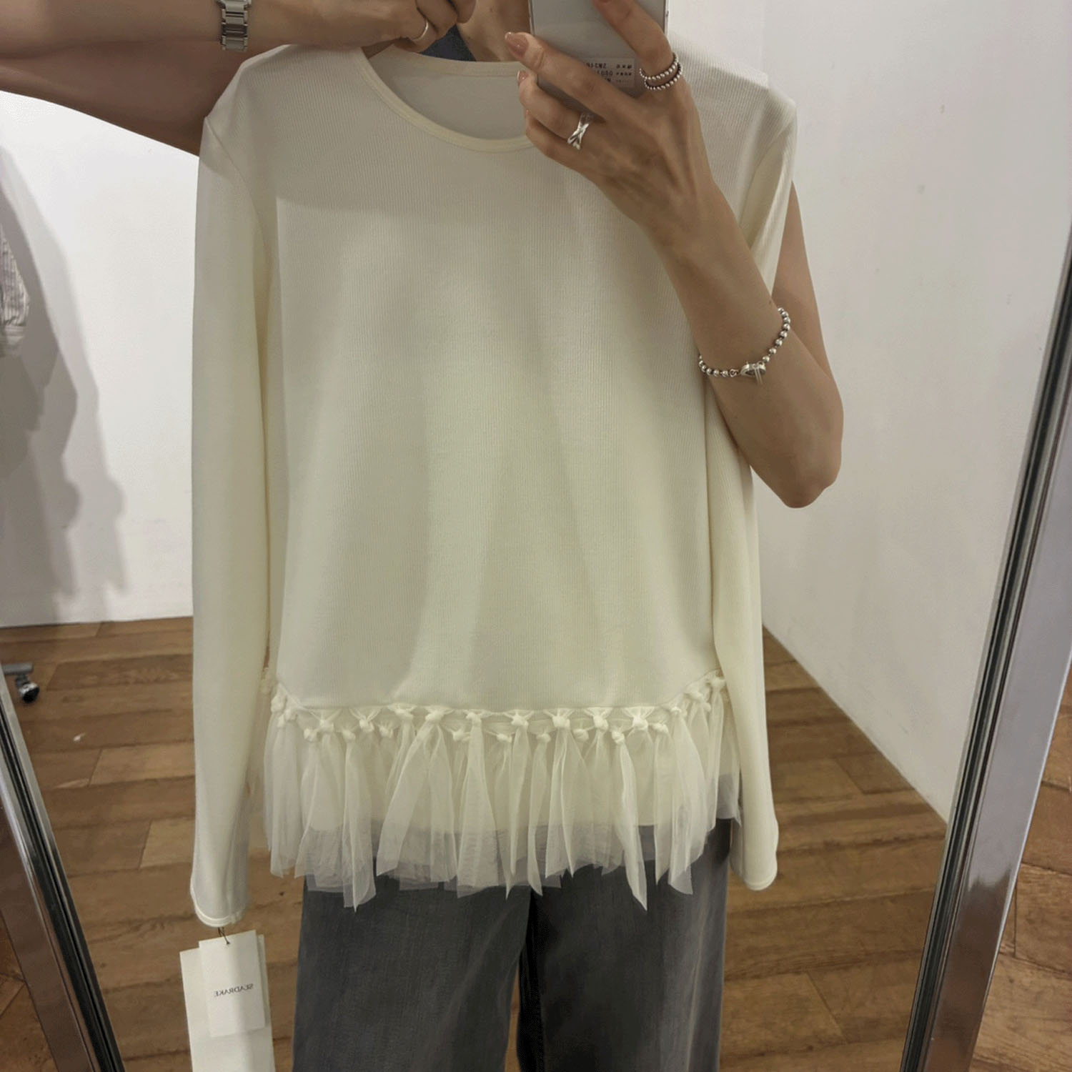 【Insta Live】SEADRAKE コードスムースブラウス - 画像11