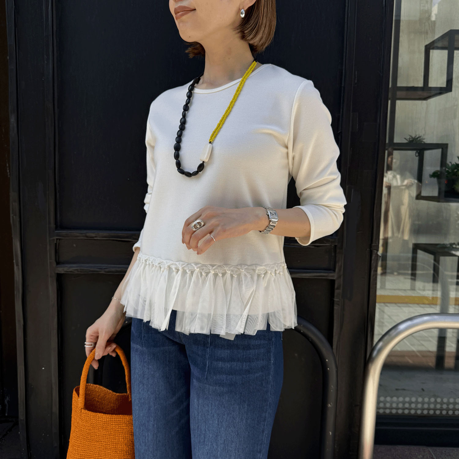 【Insta Live】SEADRAKE コードスムースブラウス