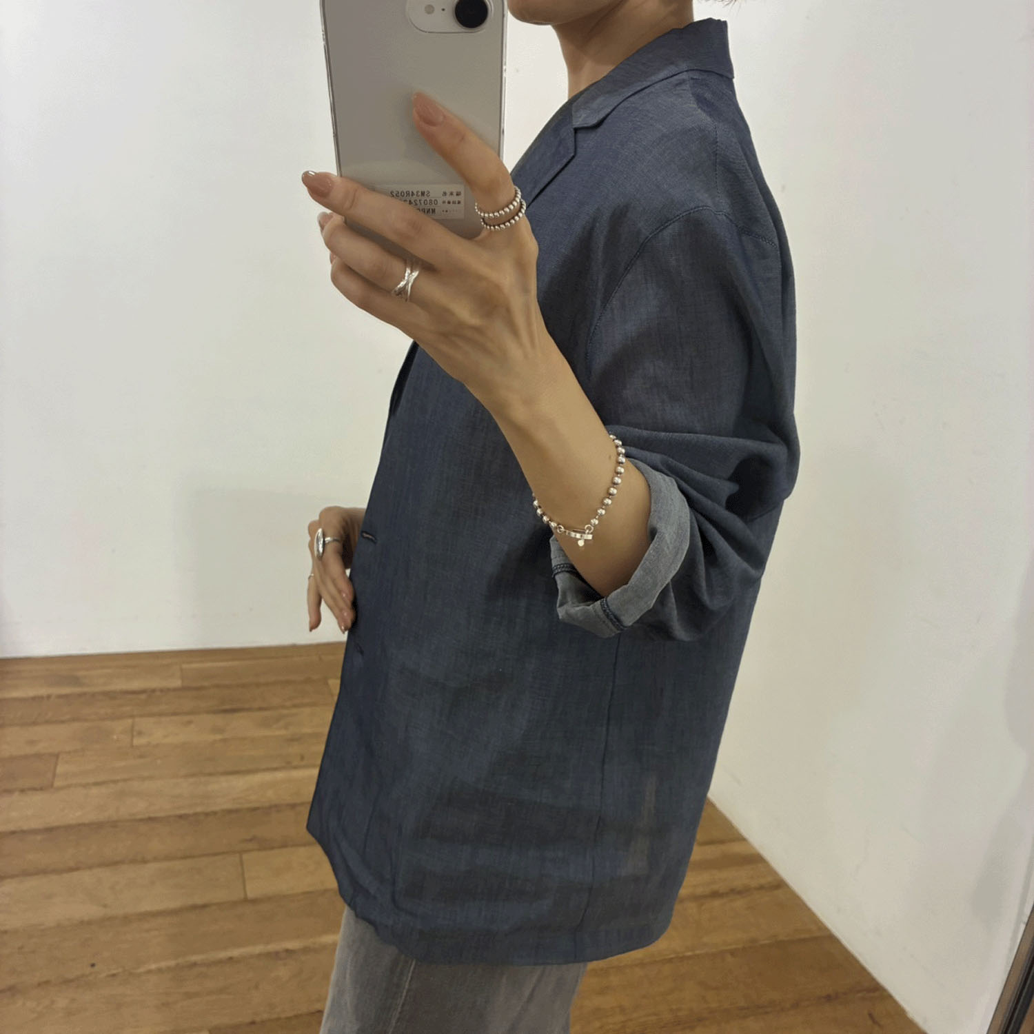 SEADRAKE シアーデニムジャケット - 画像7