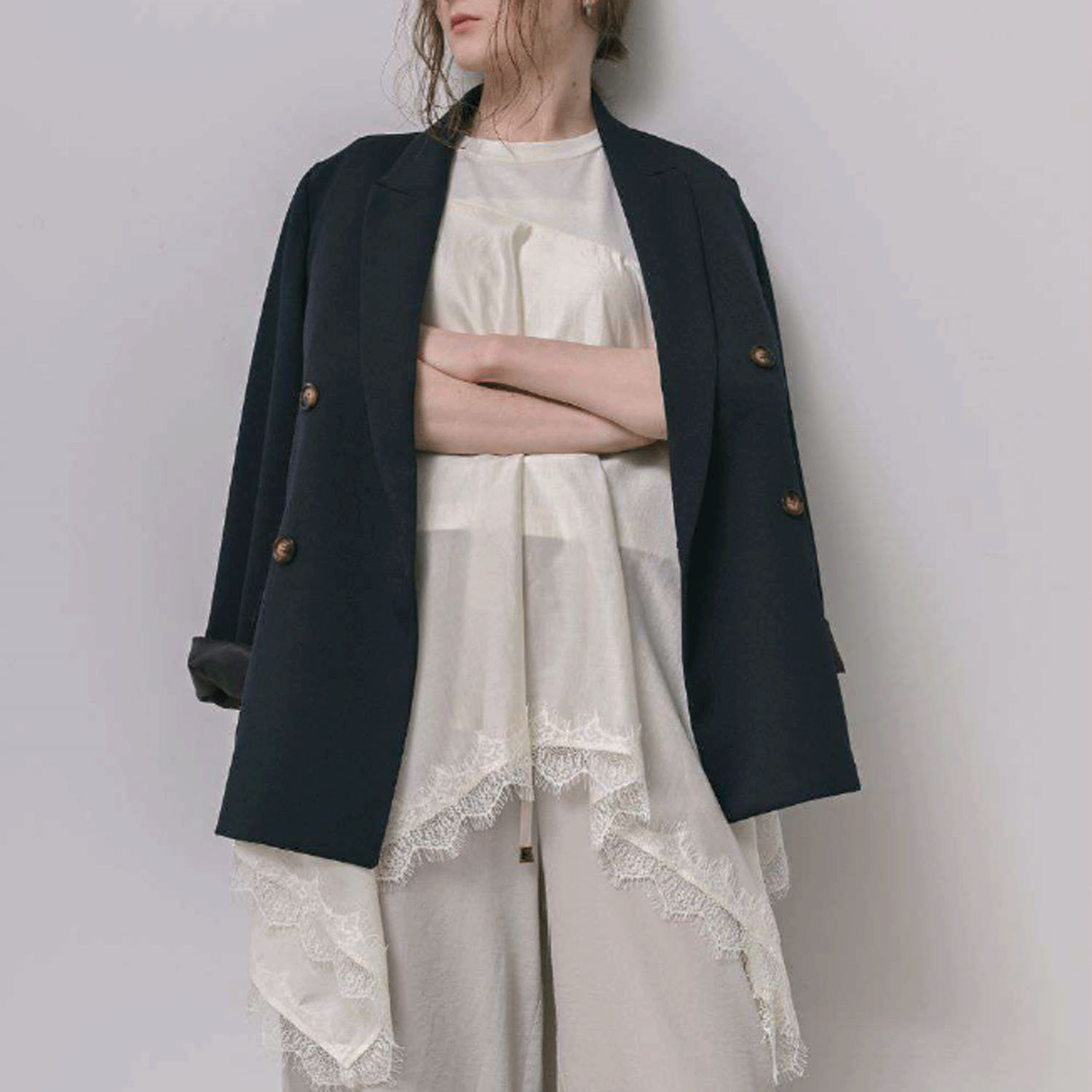 HERENCIA 紺ブレジャケット - 画像1