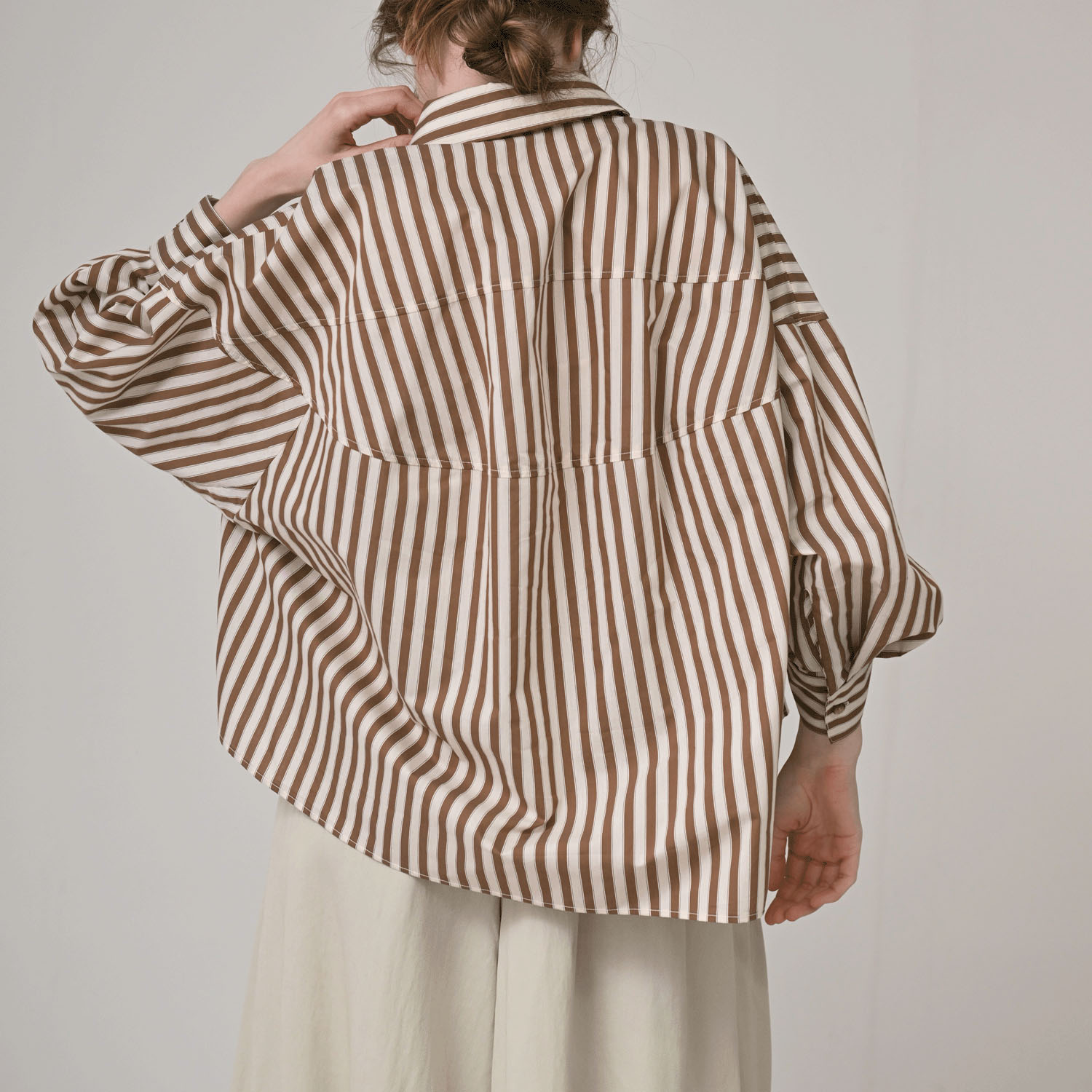 HERENCIA ストライプシャツ - 画像4