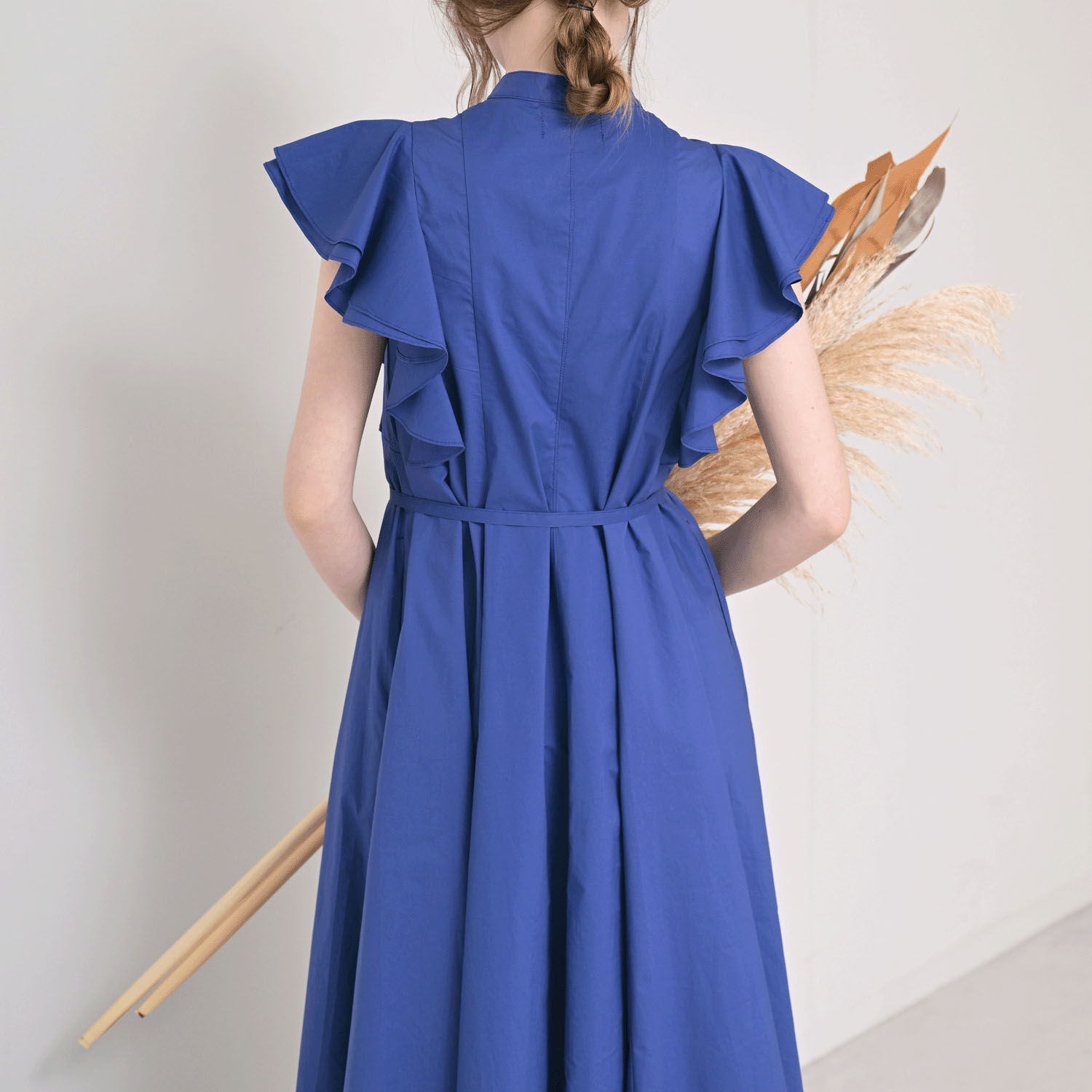 HERENCIA 肩フリルワンピース - 画像3