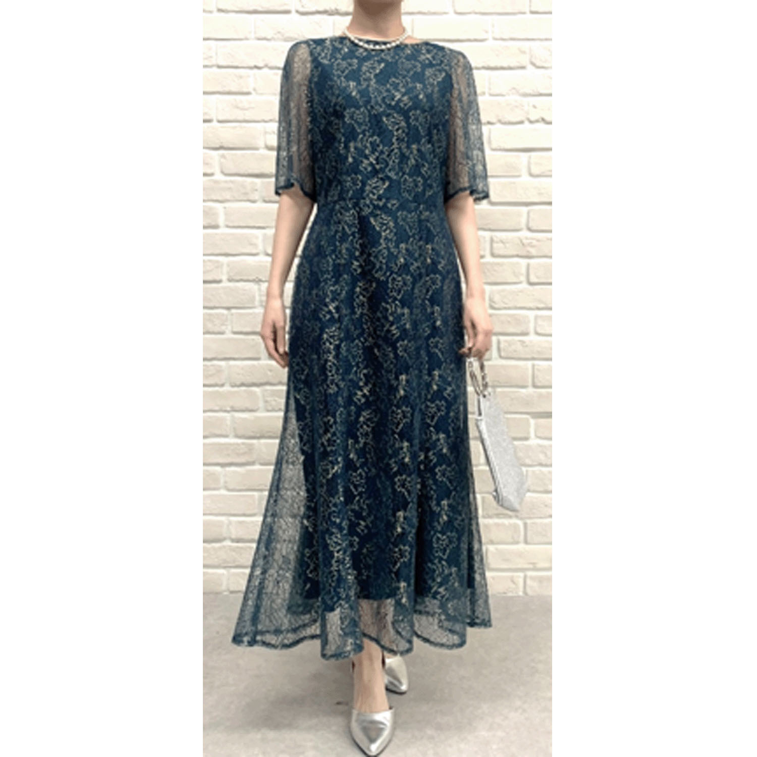 Replete ラメレースワンピース - 画像2