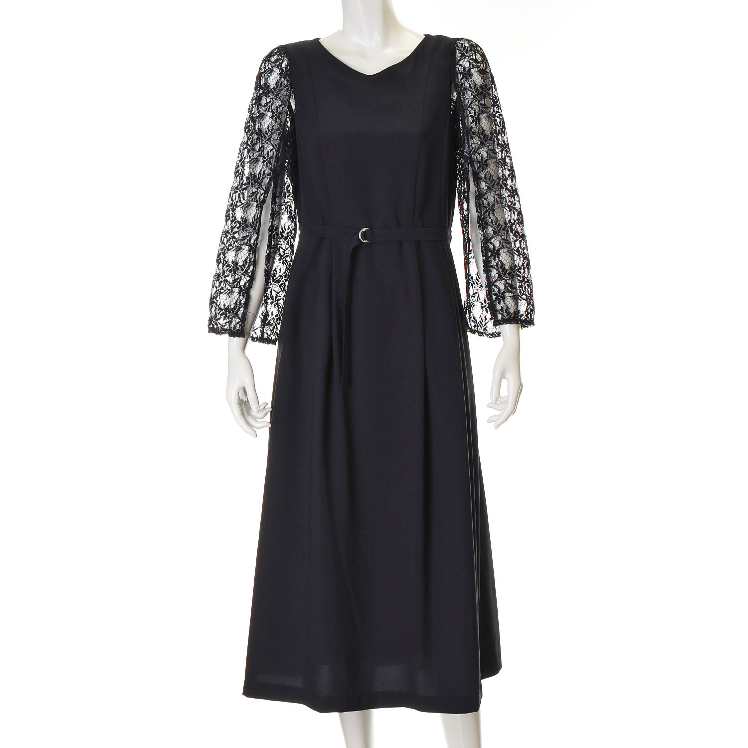 Replete レース袖ワンピース - 画像8