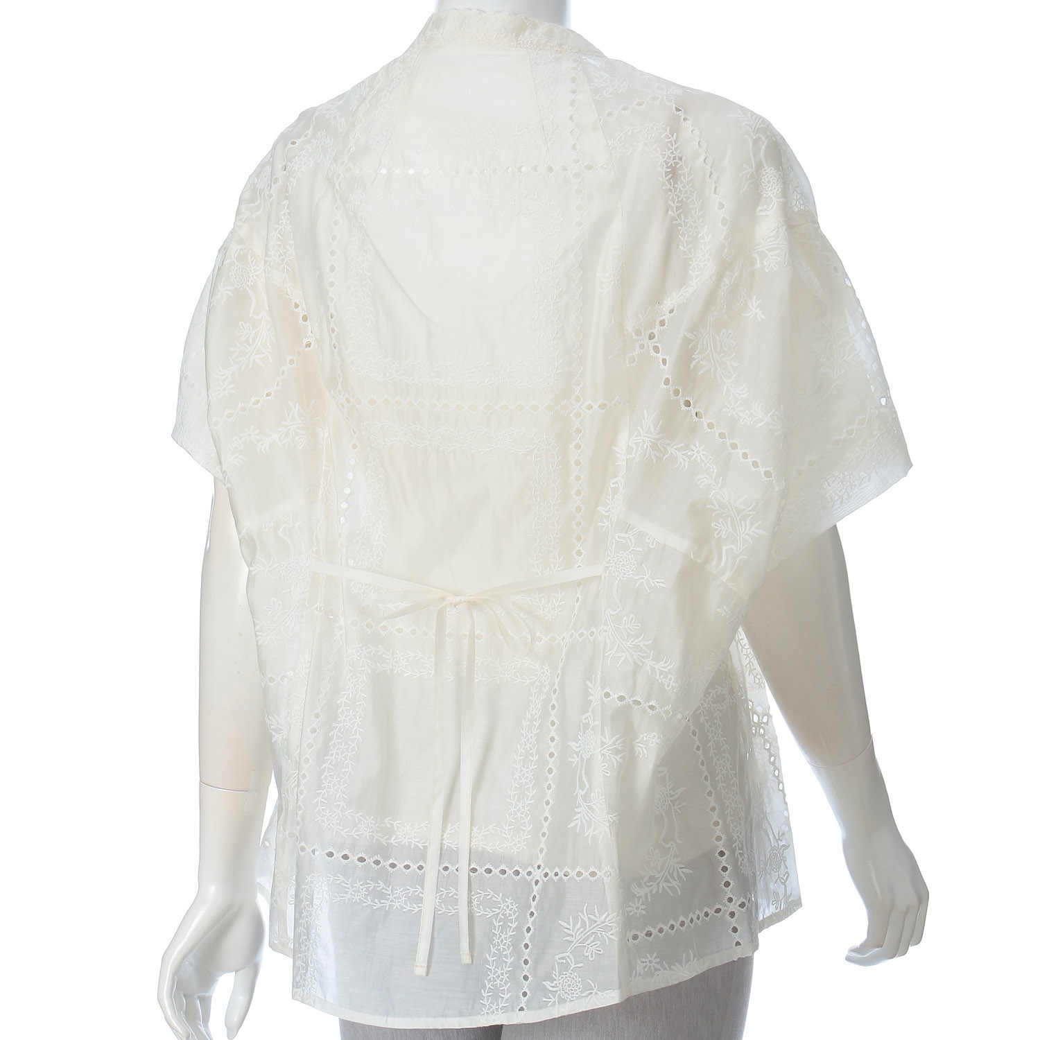 ハルズアミ タックウエストレースブラウス - 画像5