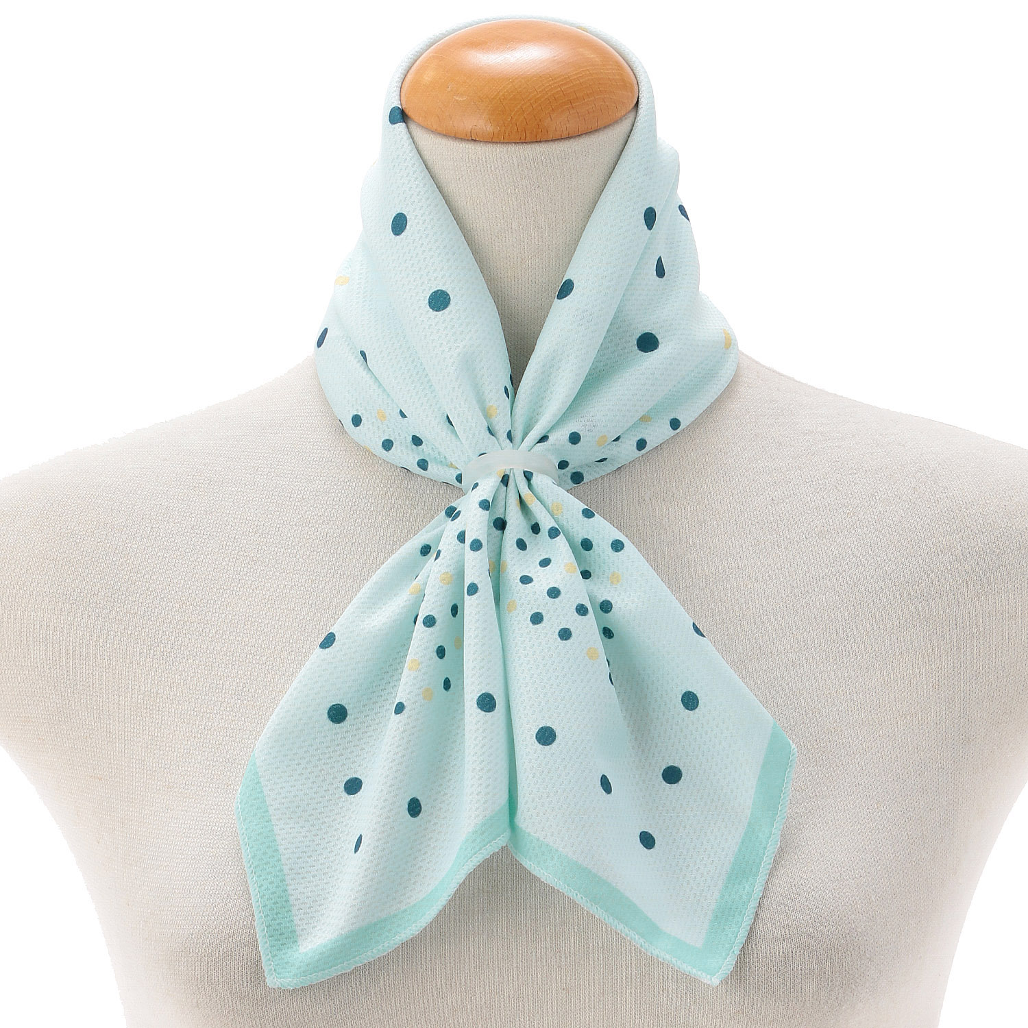 ひんやりスカーフ ドット柄 - 画像4