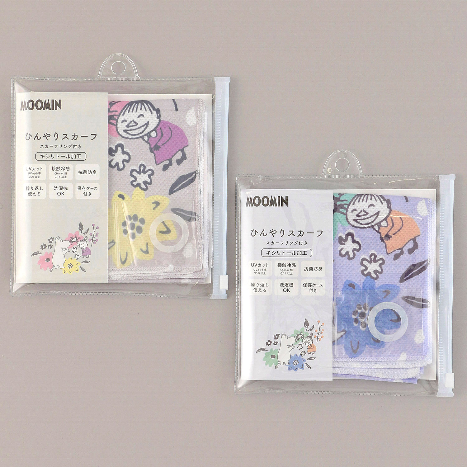 MOOMIN ひんやりスカーフ 小さな幸せ