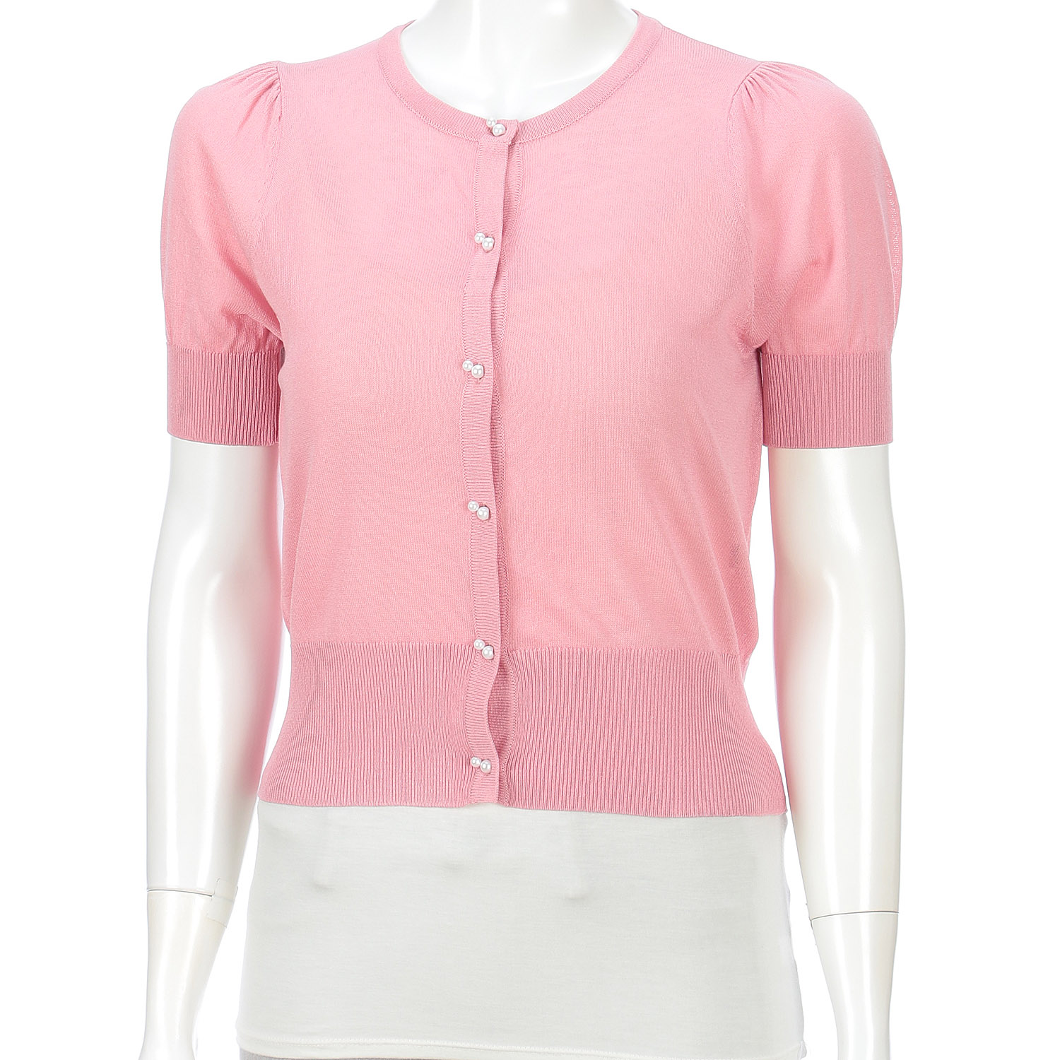 ダブルボタンシアーカーディガン - 画像6