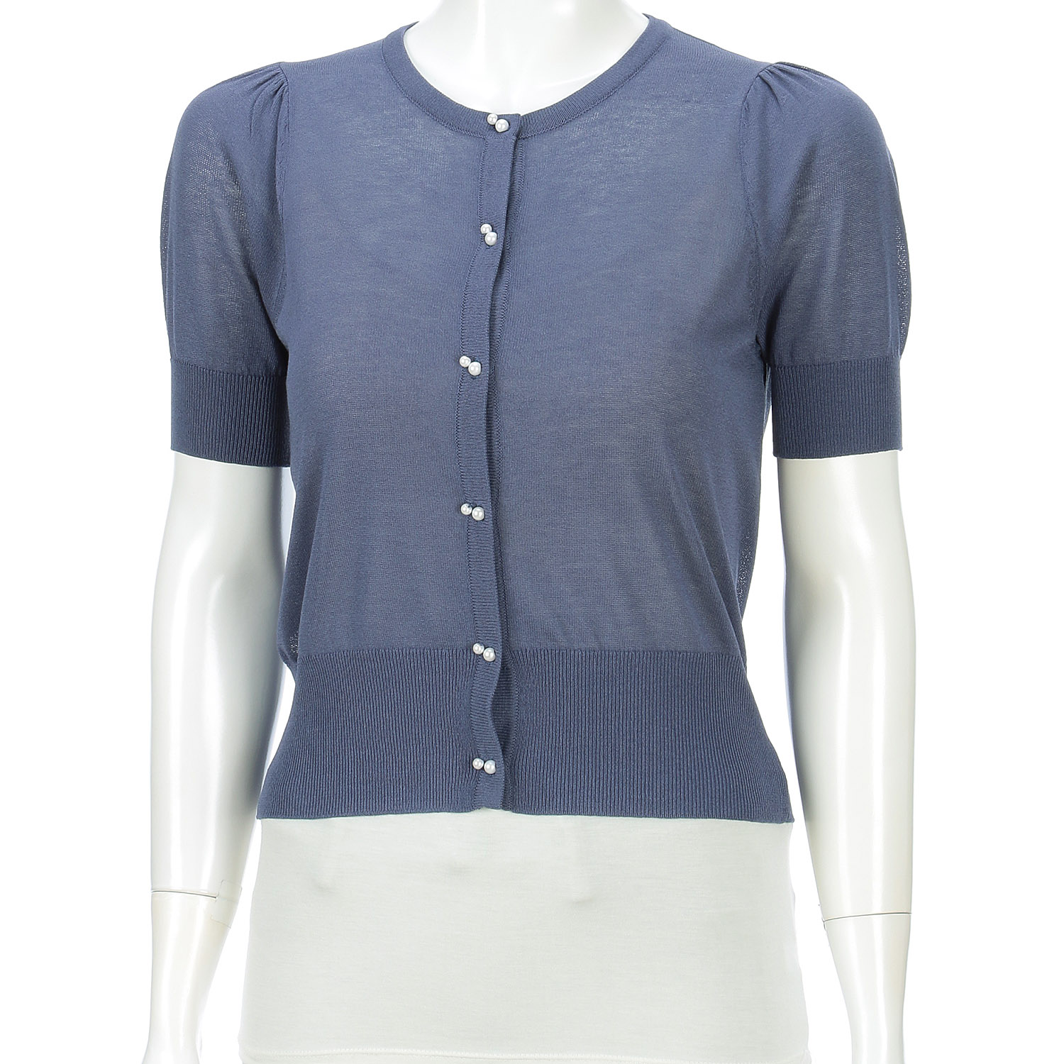 ダブルボタンシアーカーディガン - 画像9