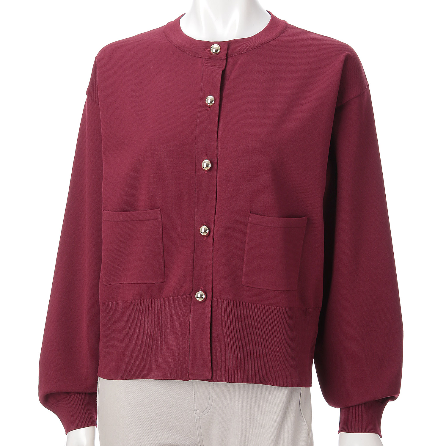 スポンジクルーネックカーディガン - 画像4