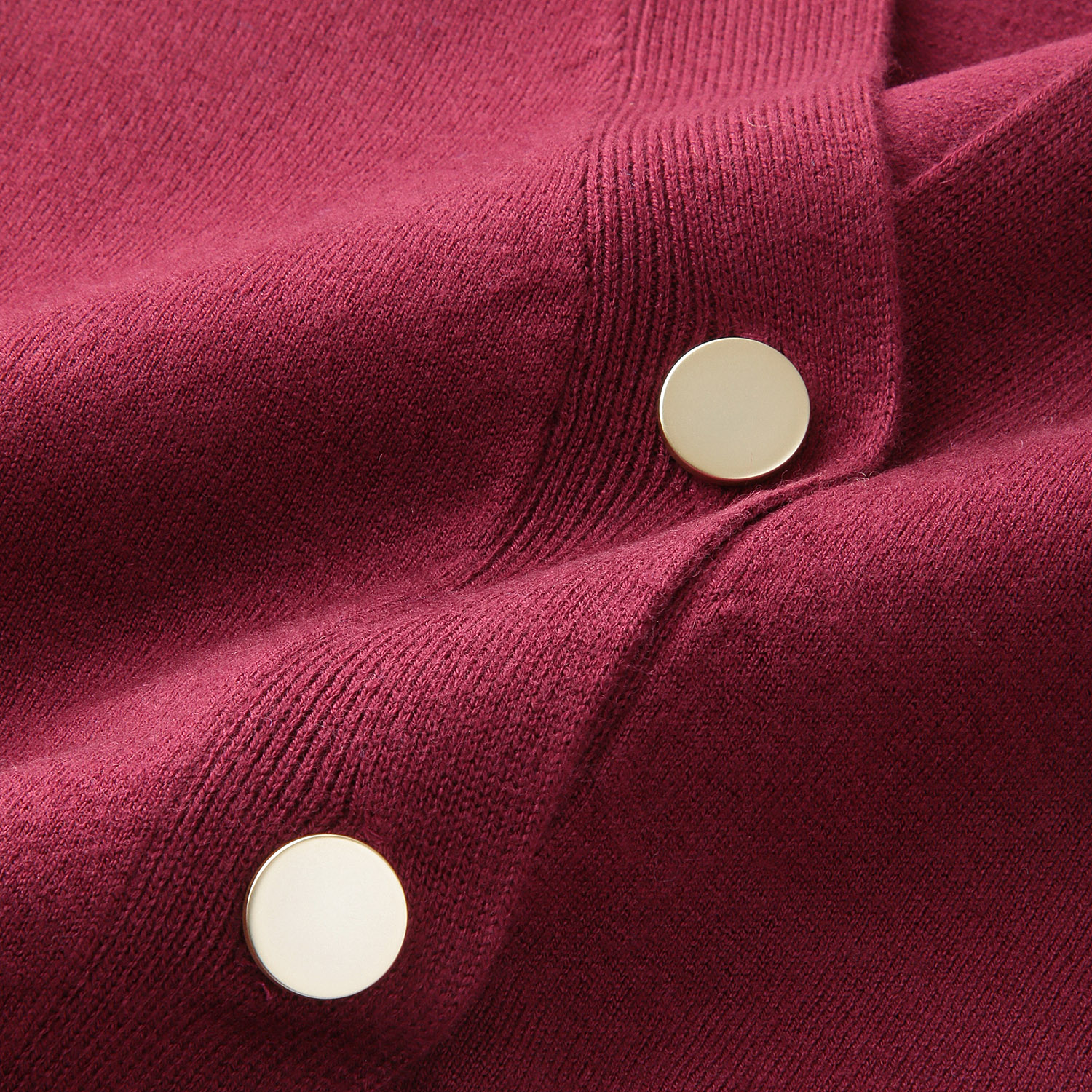 天竺ワイドVネックカーディガン - 画像11