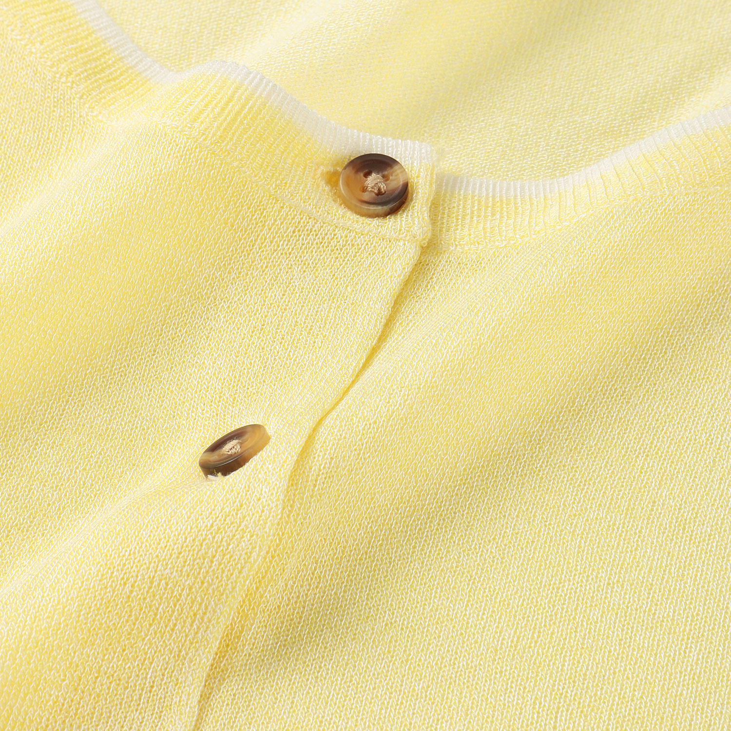 LEVITA配色クルーネックカーディガン - 画像23