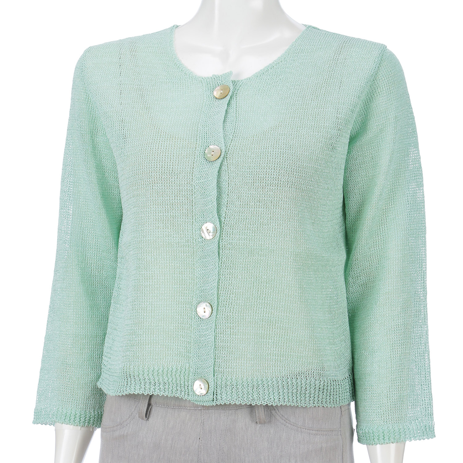 抄繊糸ショート丈カーディガン - 画像13