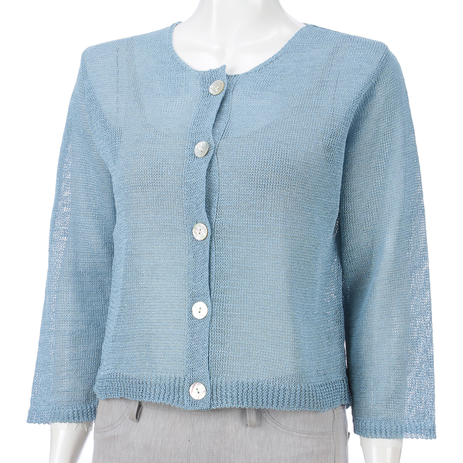 抄繊糸ショート丈カーディガン - 画像18