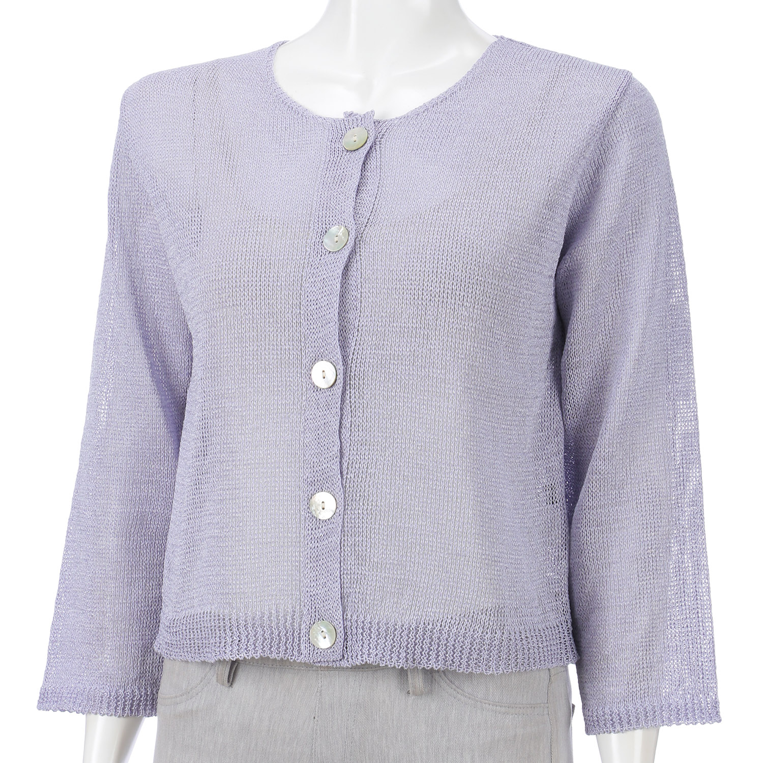 抄繊糸ショート丈カーディガン - 画像22