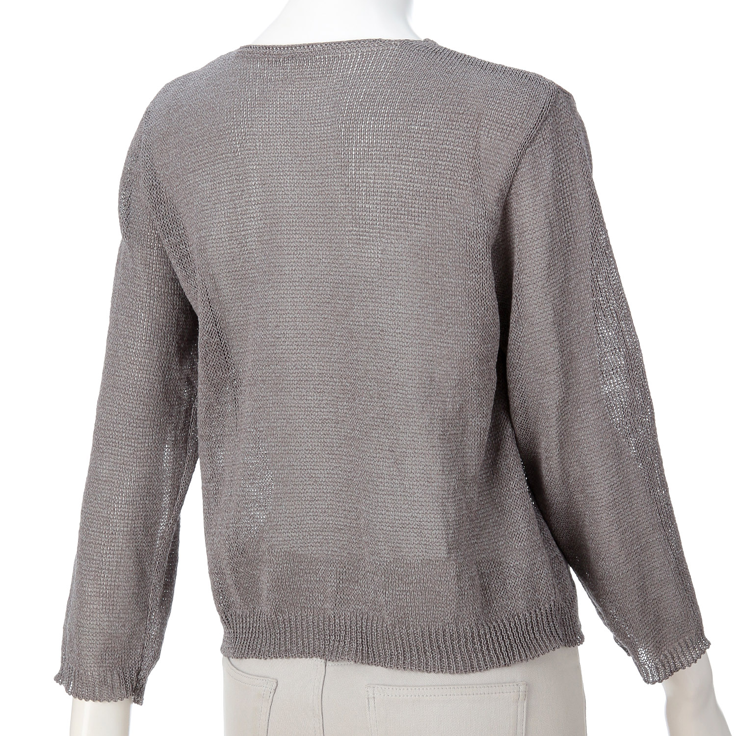 抄繊糸ショート丈カーディガン - 画像5