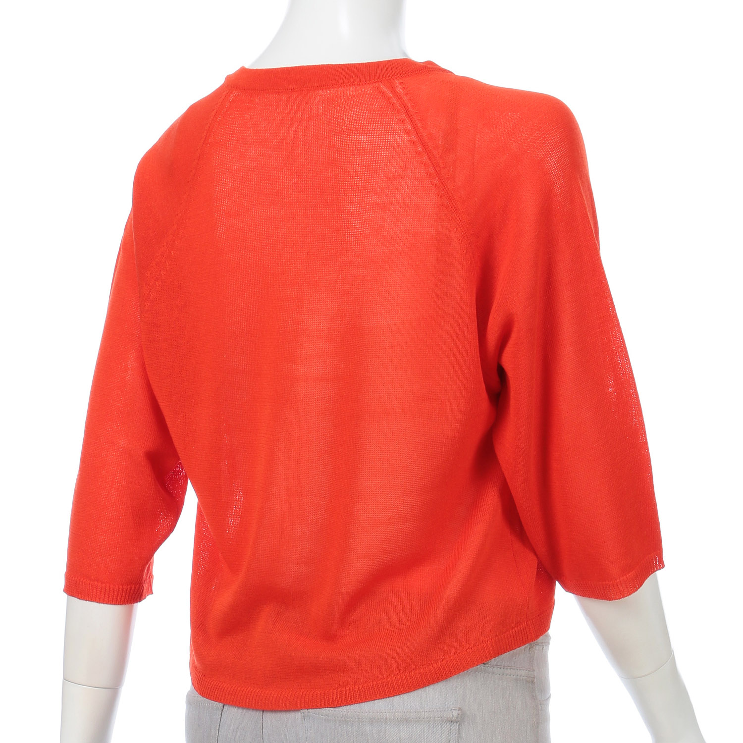 麻混ラグランショートカーディガン - 画像5