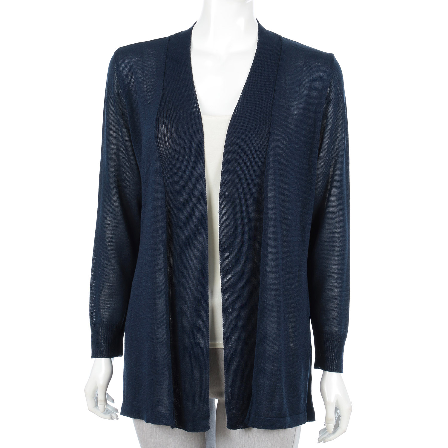 シルク混後ろギャザートッパーカーディガン - 画像14