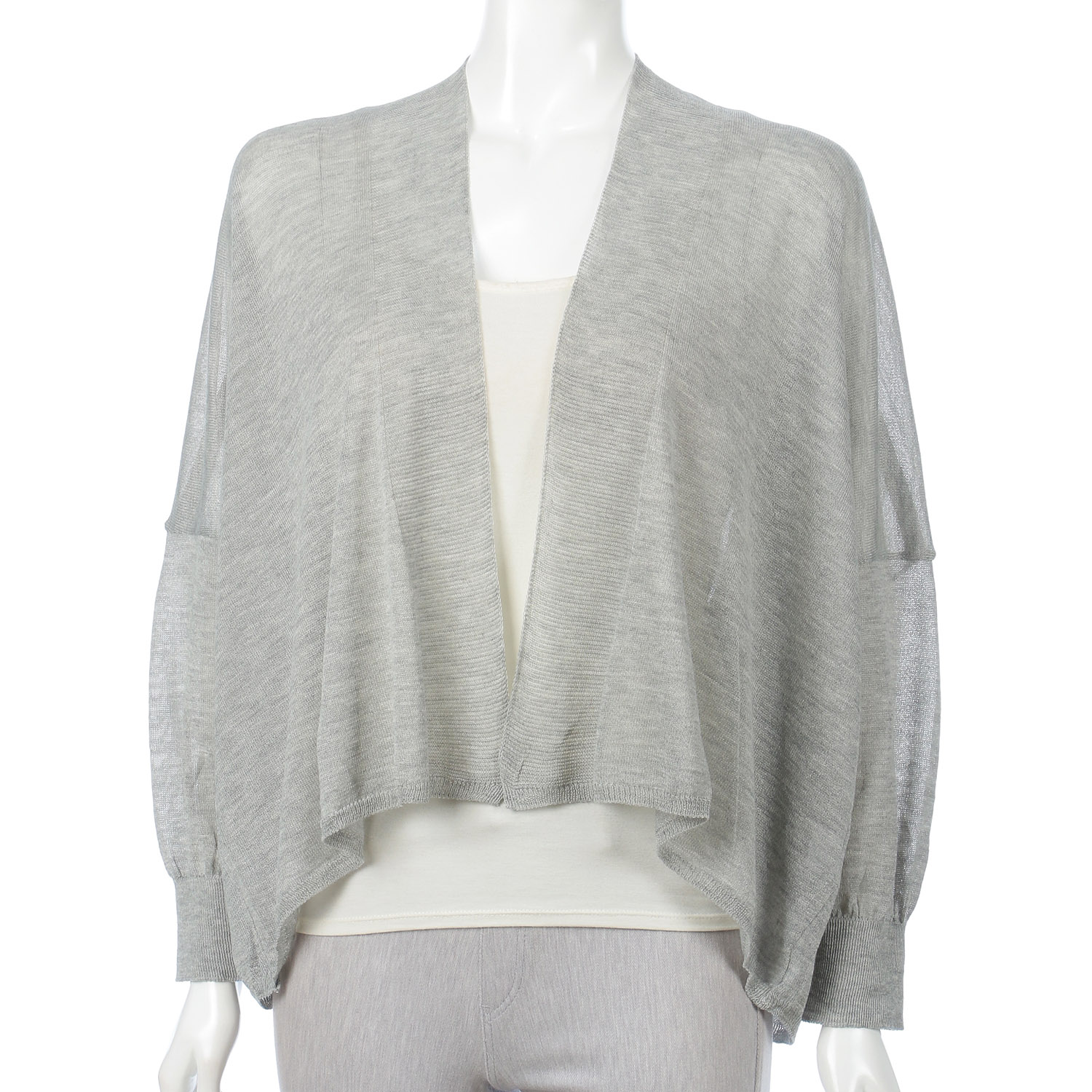 ワイド着流しカーディガン - 画像1