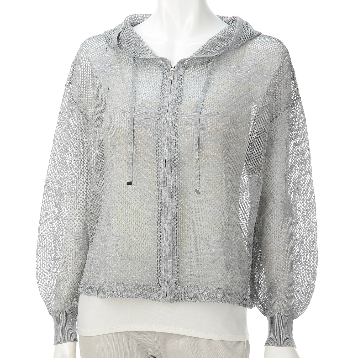 星柄メッシュフーディ - 画像2