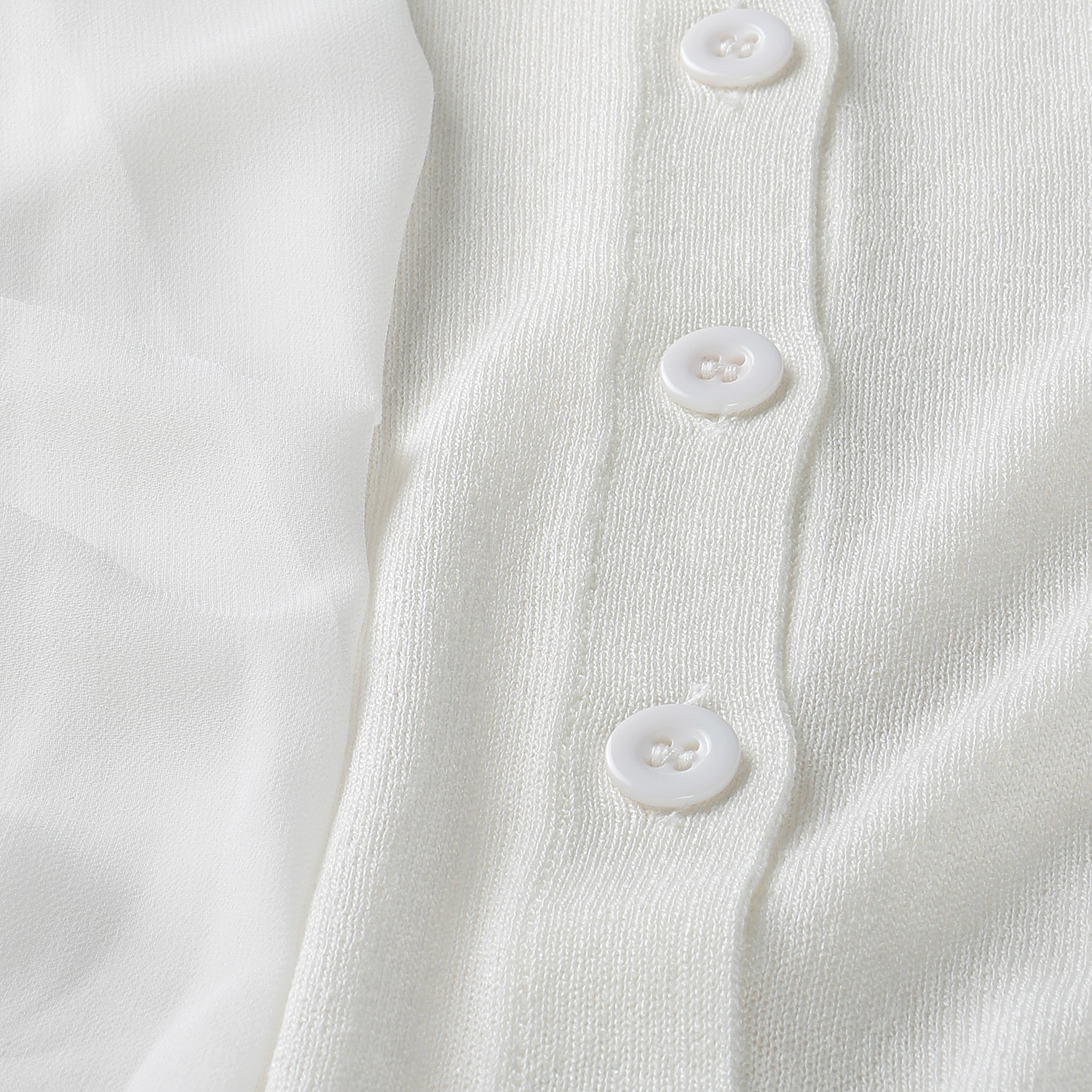 バルーンスリーブカーディガン - 画像3