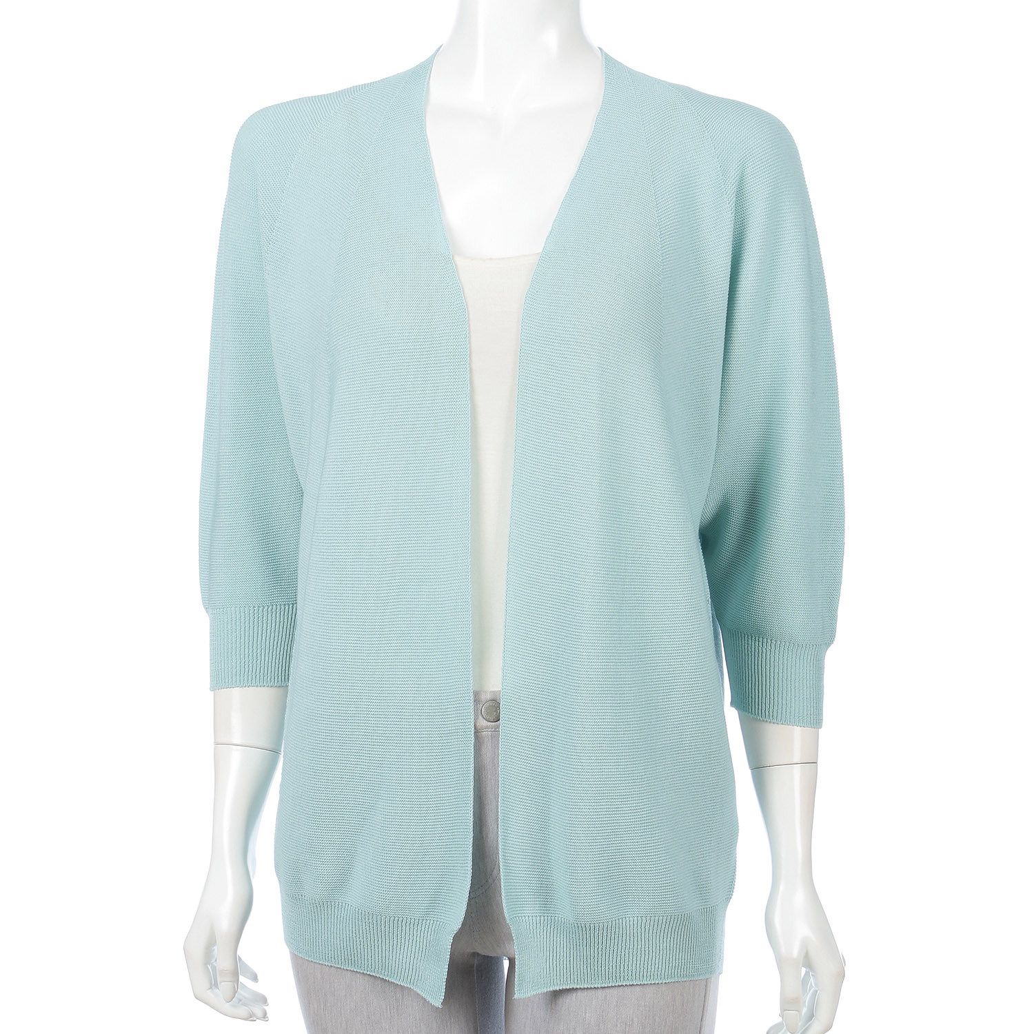 12ゲージ綿ポリカーディガン - 画像8