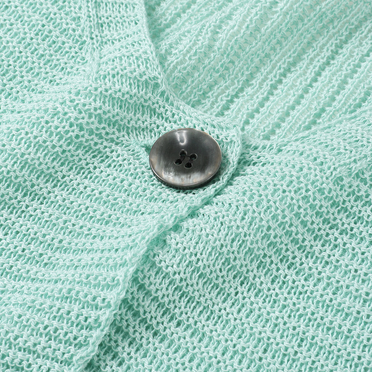 1つ釦ガ－タ－切り替えカーディガン - 画像6