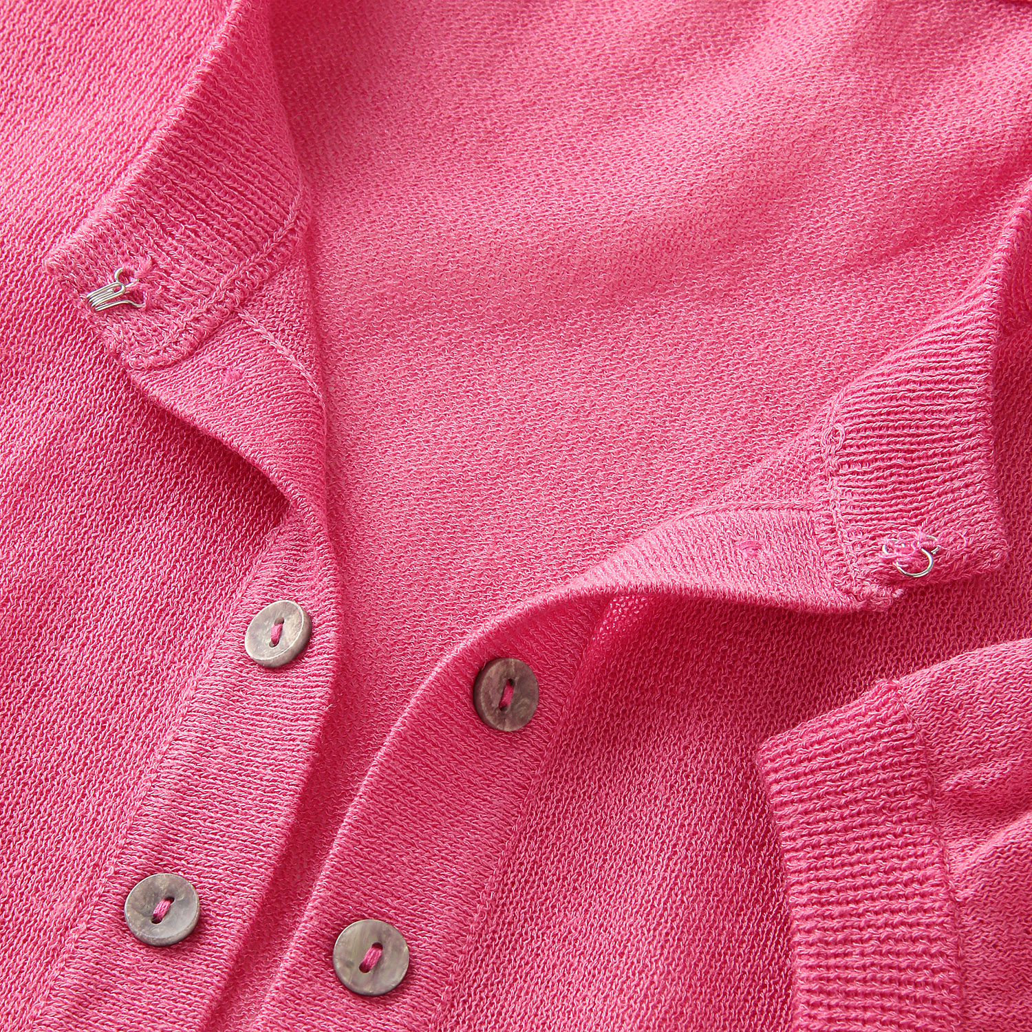 麻混カーディガン - 画像7