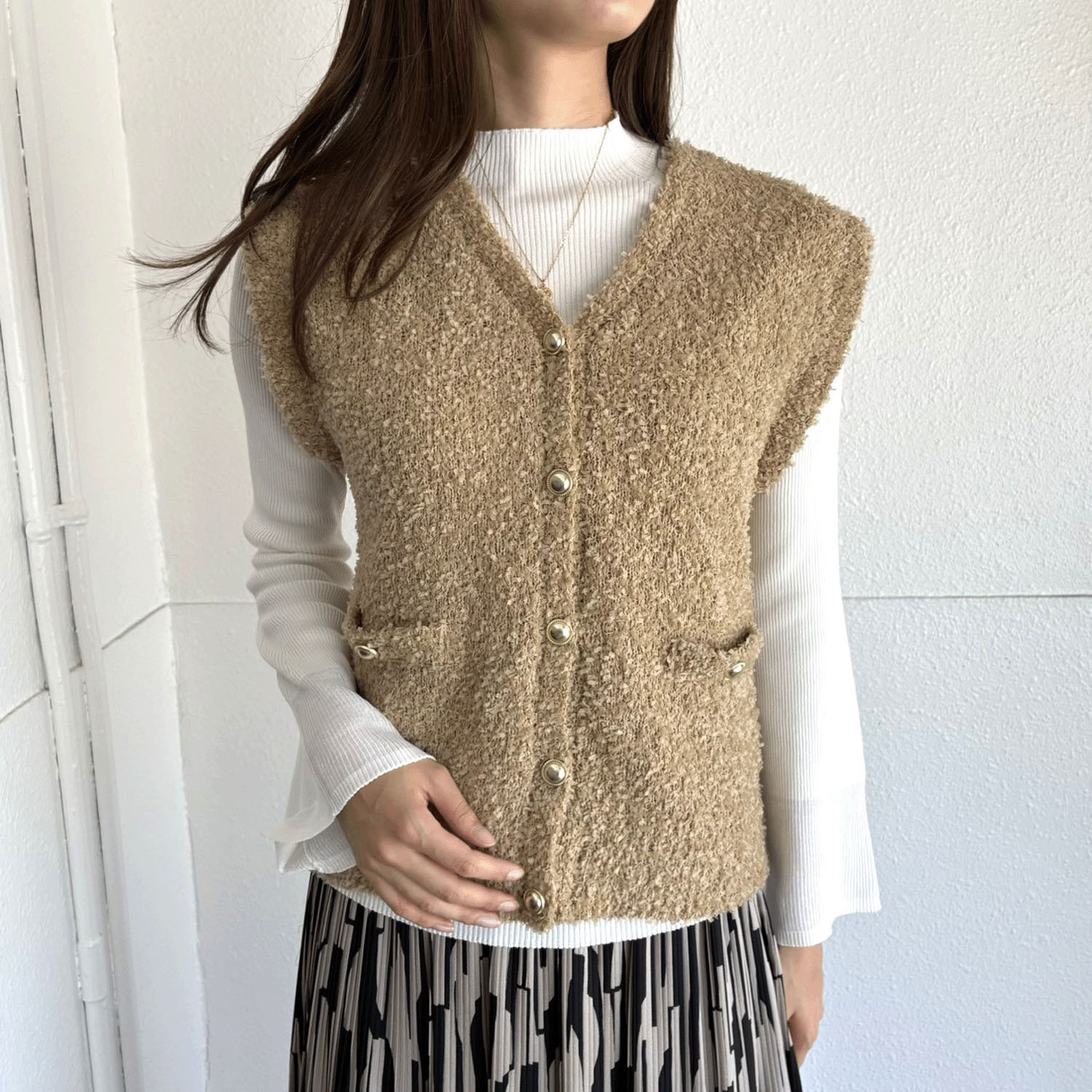 リボンヤーンベスト - 画像13