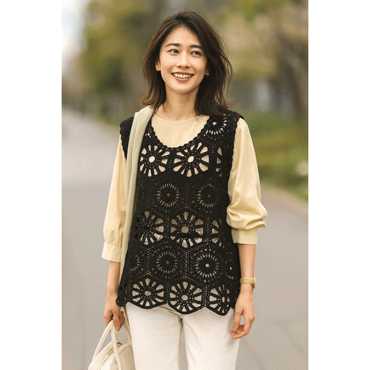 かぎ針風ビスチェ - 画像3