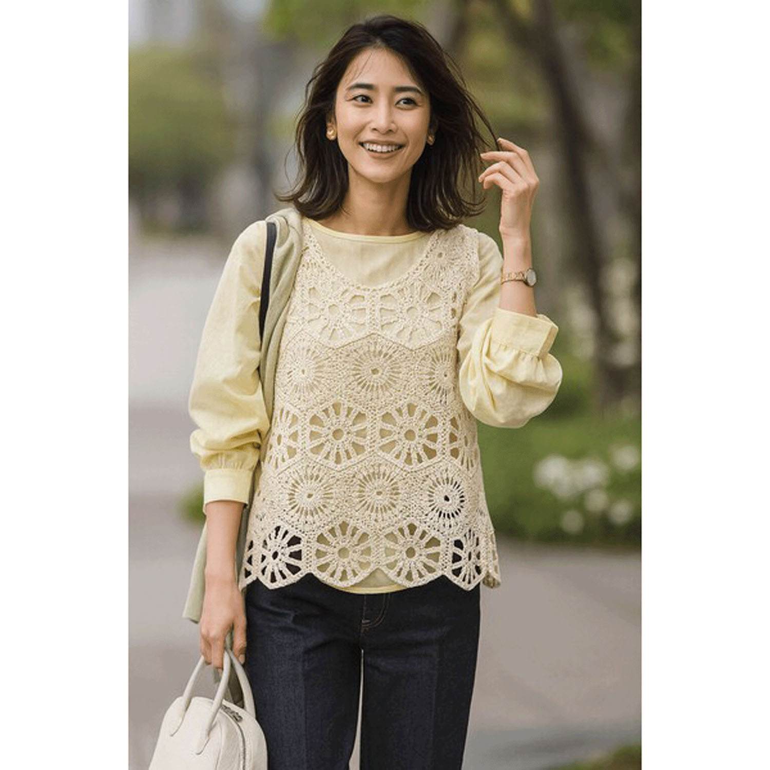 かぎ針風ビスチェ - 画像5