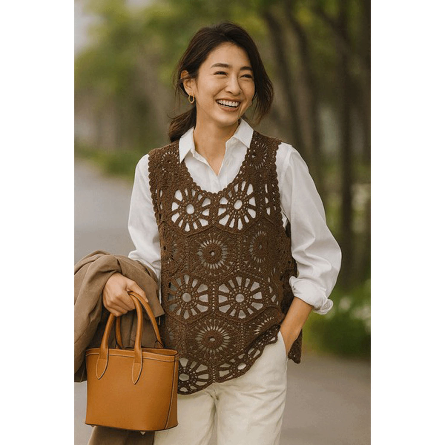 かぎ針風ビスチェ - 画像9