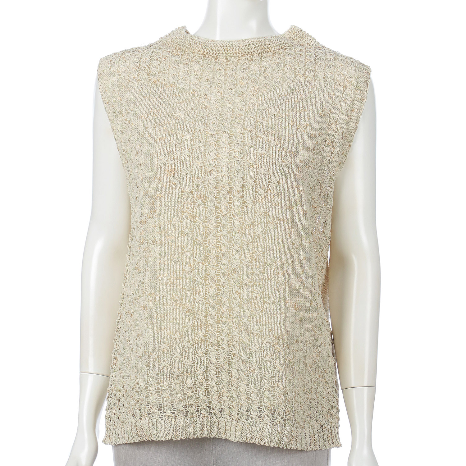 和紙ラーベン柄プルオーバーベスト - 画像3