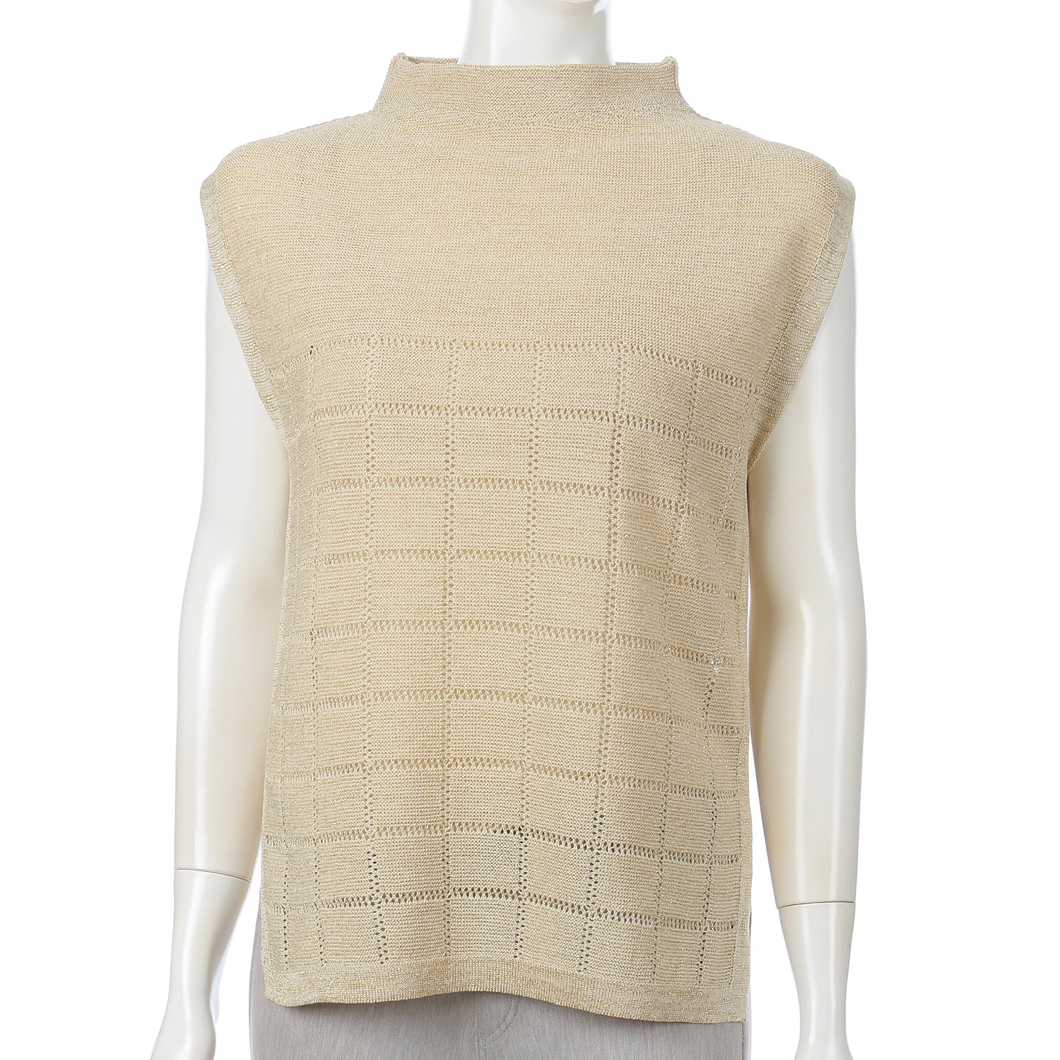 ラメ入りプルオーバーベスト - 画像3