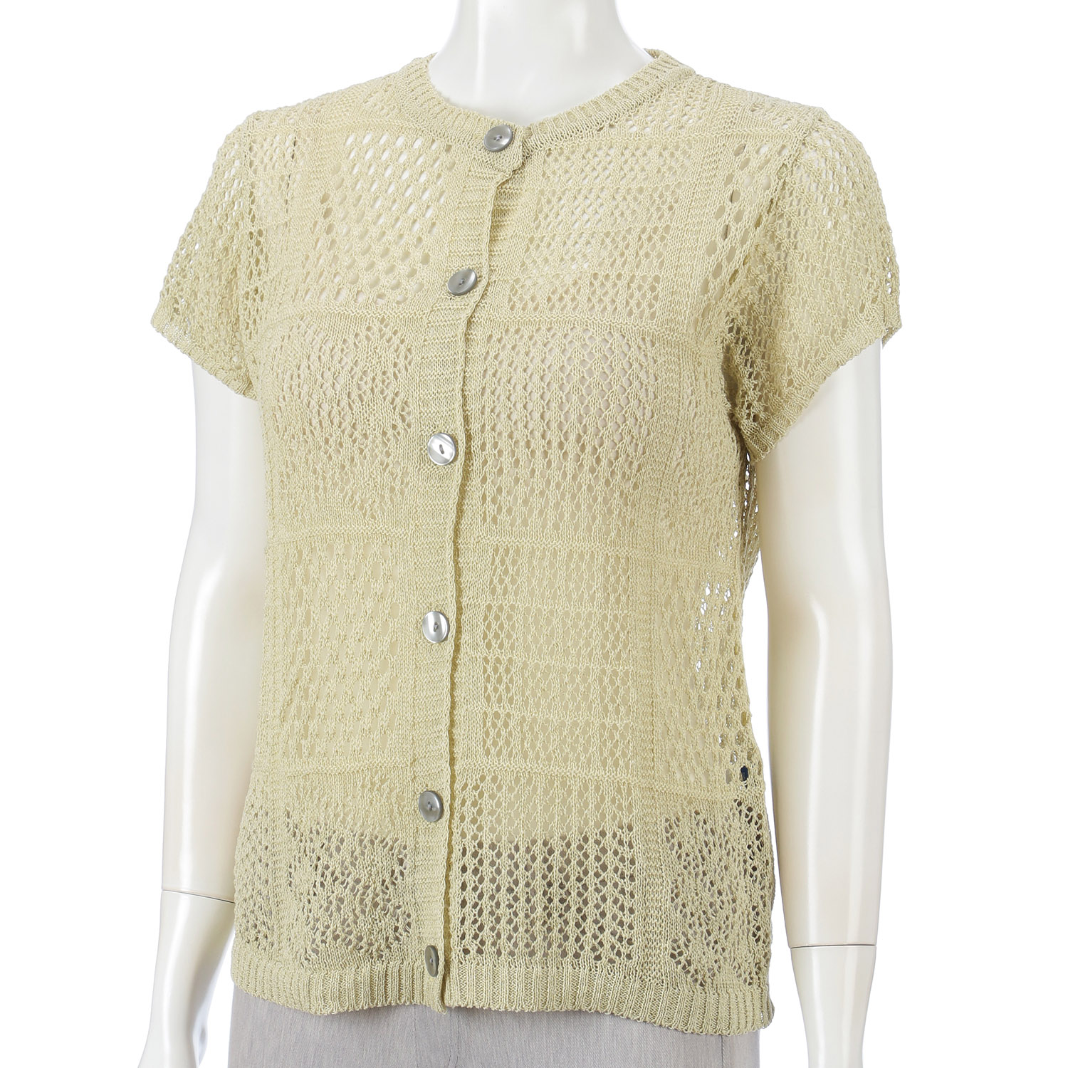 透かし前開きベスト - 画像4