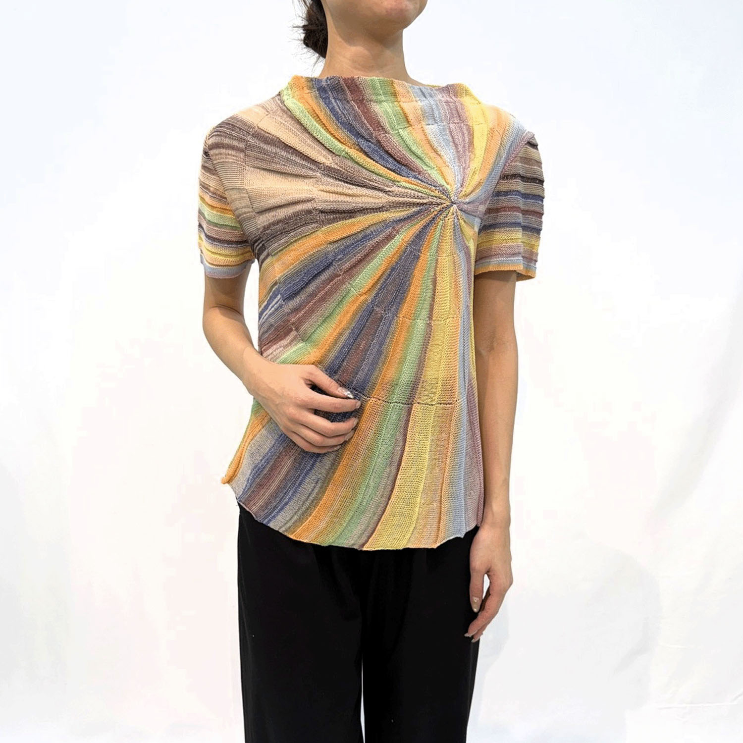 絣うずまき半袖ベスト - 画像4