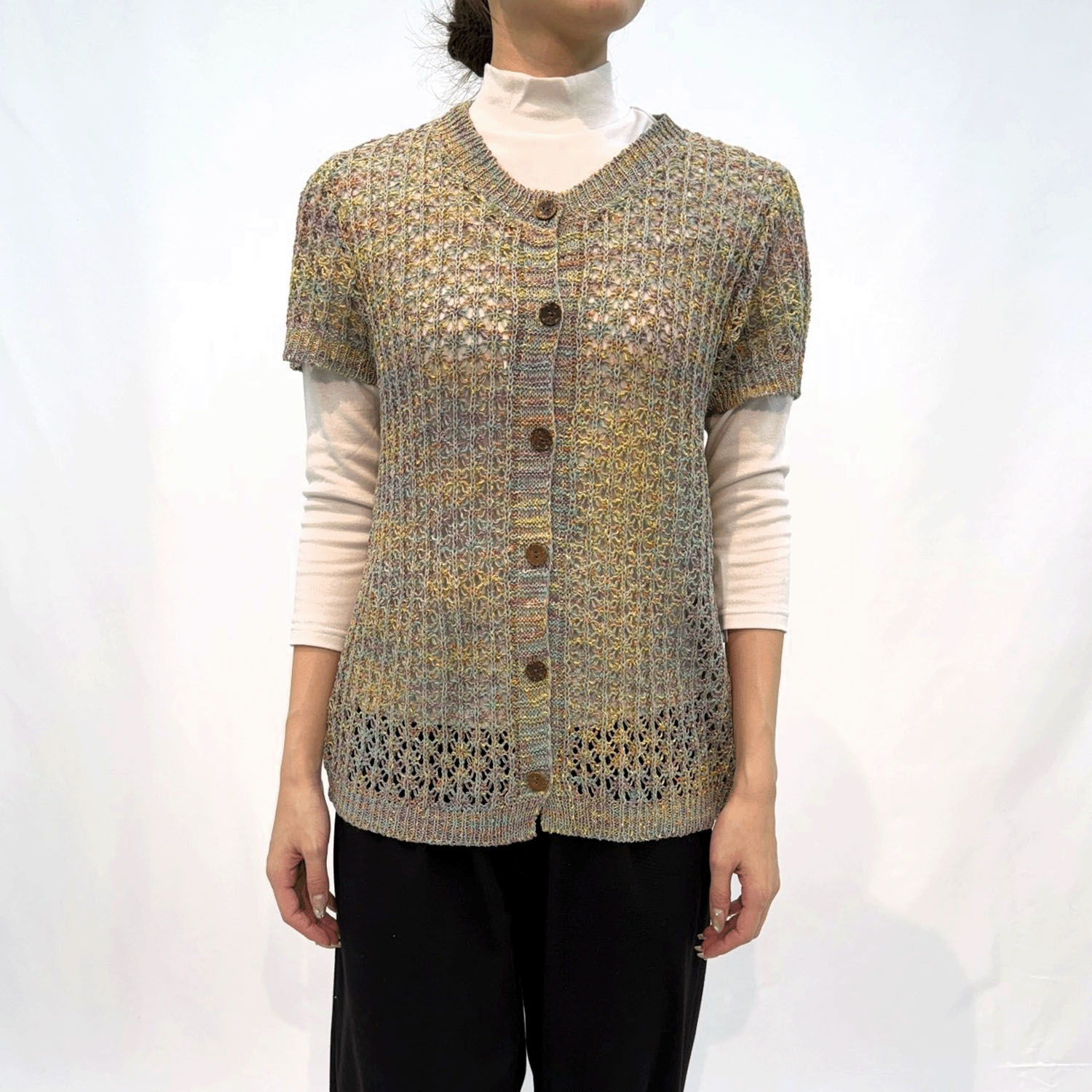 透かしキャップベスト