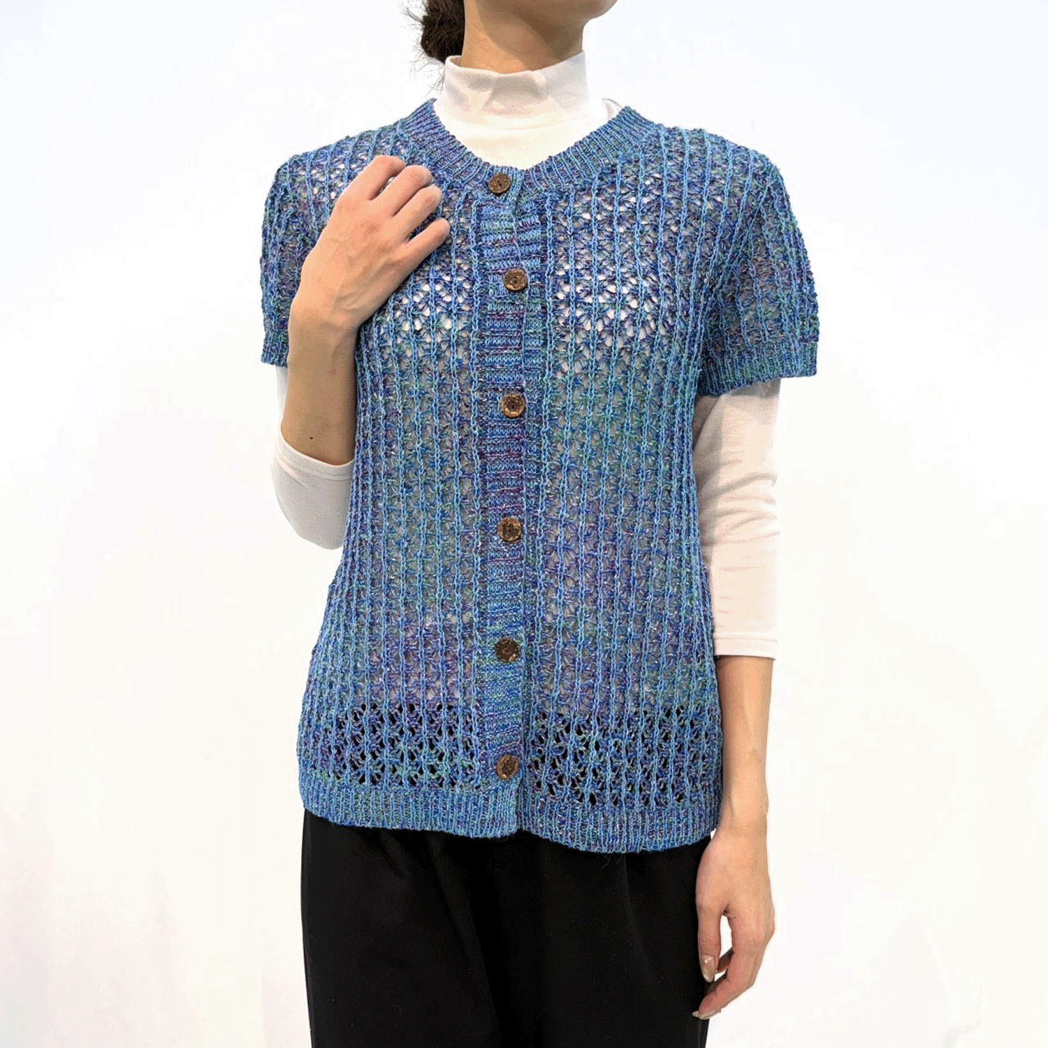 透かしキャップベスト