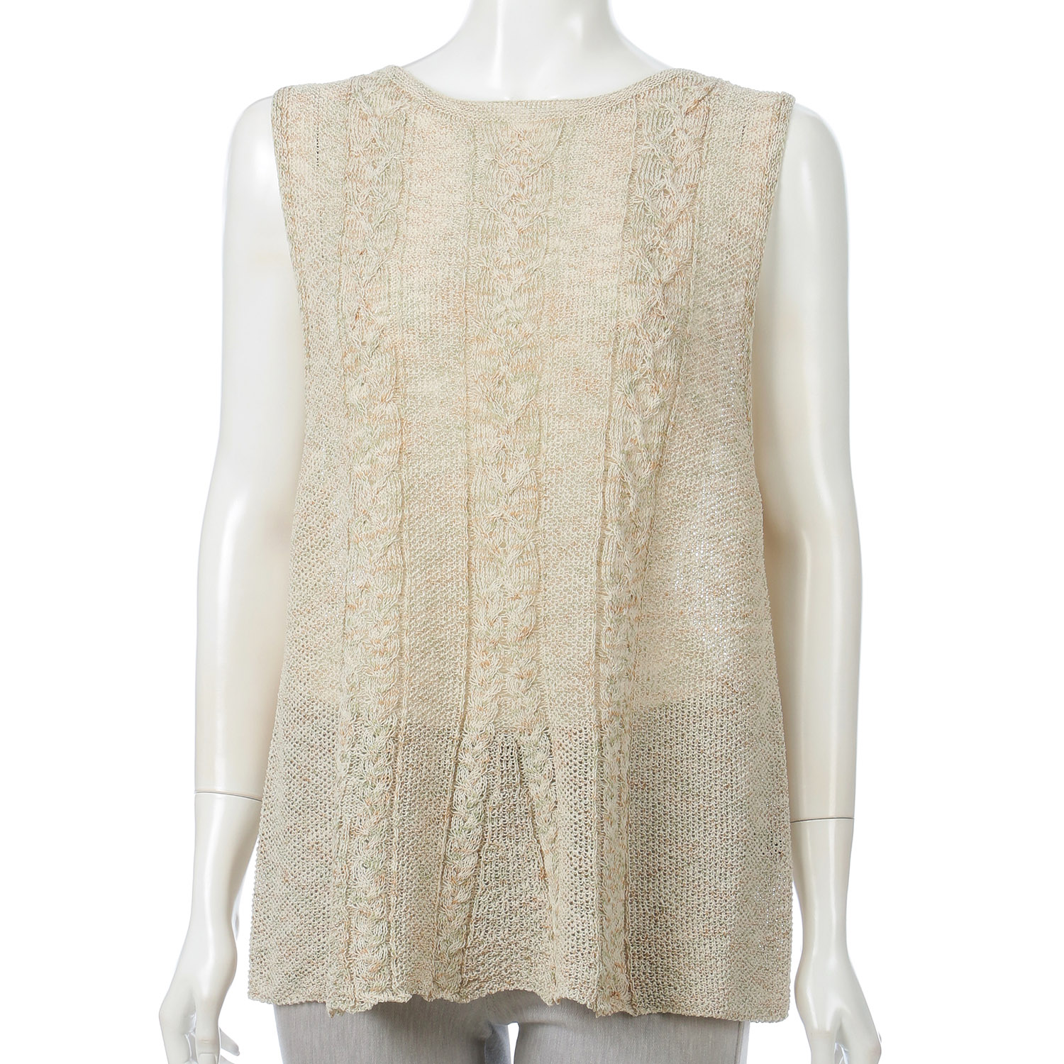 ホール和紙プルオーバーベスト - 画像3