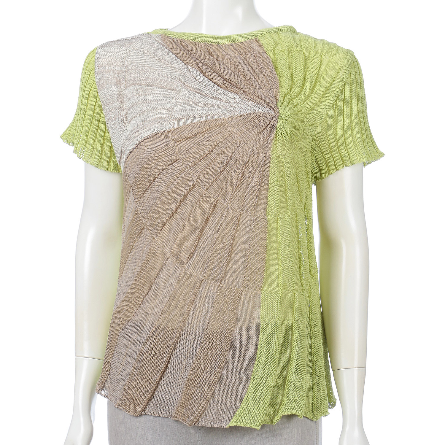 渦巻き丸首ベスト - 画像6