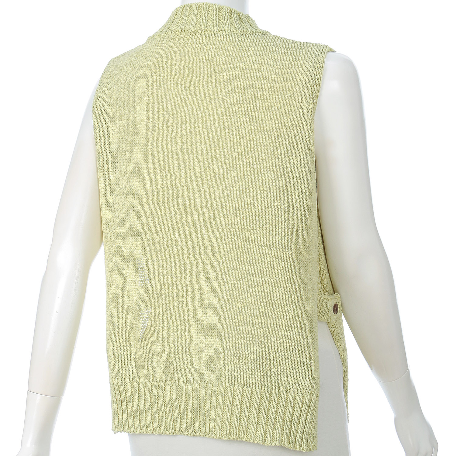 和紙脇ボタンベスト - 画像7