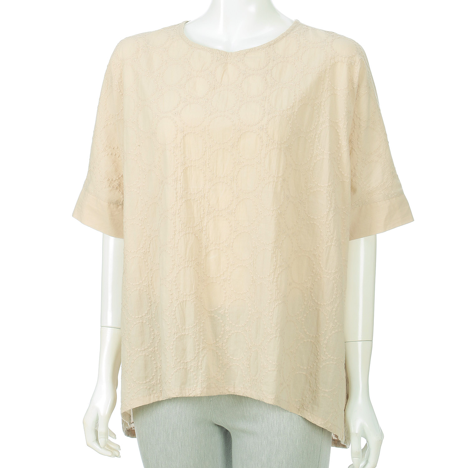 サークル刺繍プルオーバー - 画像4