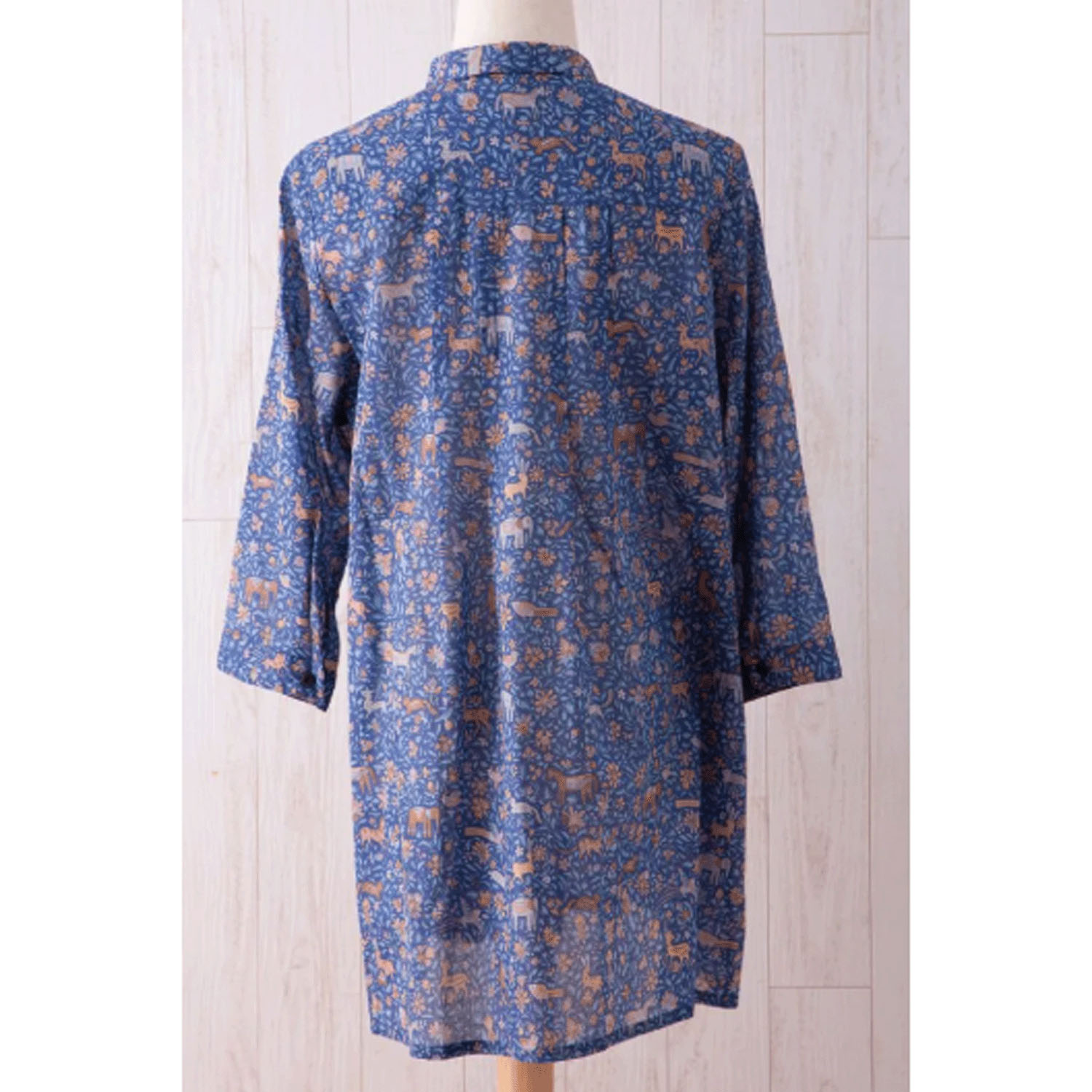 【ETONET限定】シルクロード シャツ襟タックブラウス - 画像11