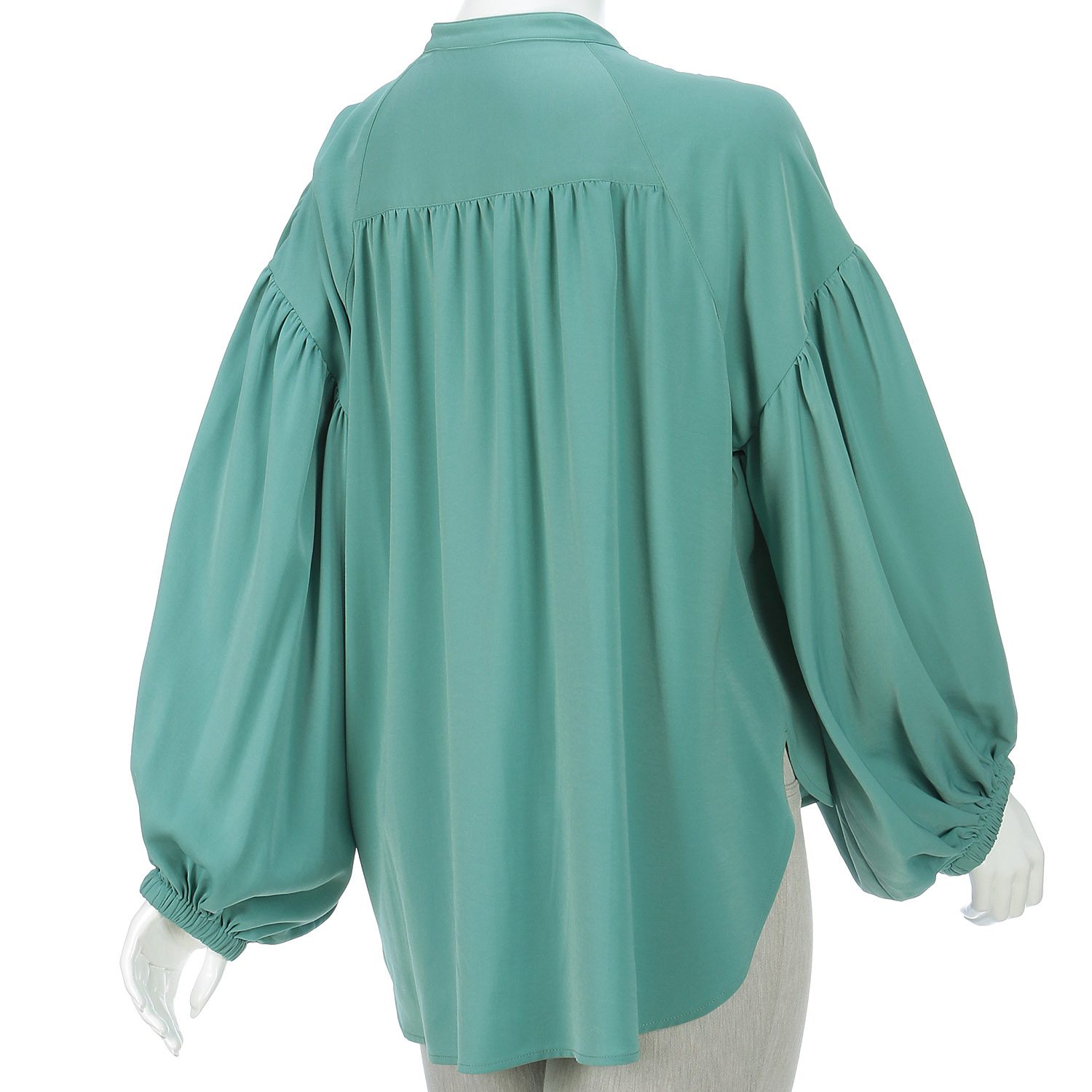 【＋me】ボリューム袖ギャザーブラウス - 画像7