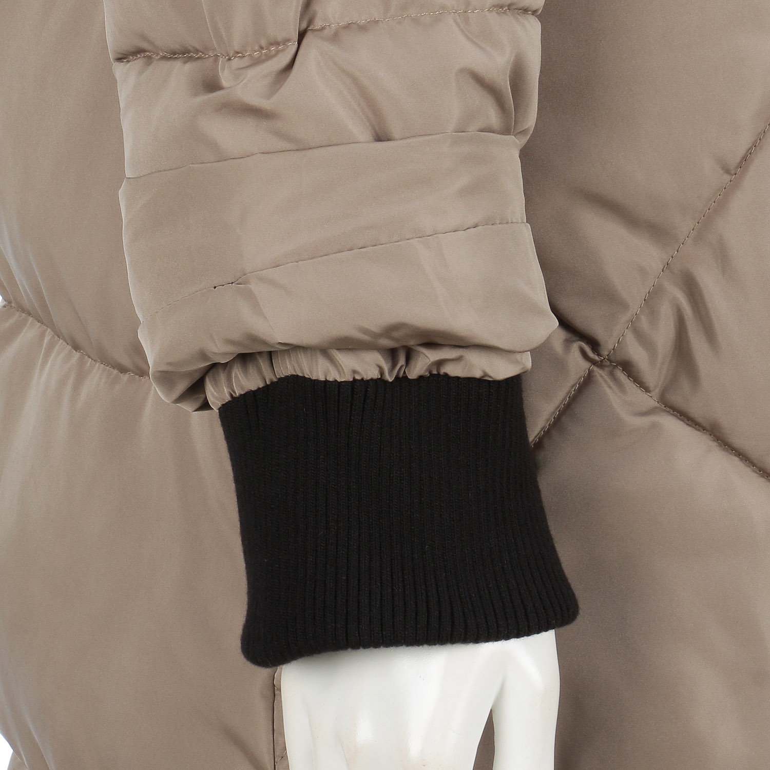 配色使いファイバーダウンコート - 画像5