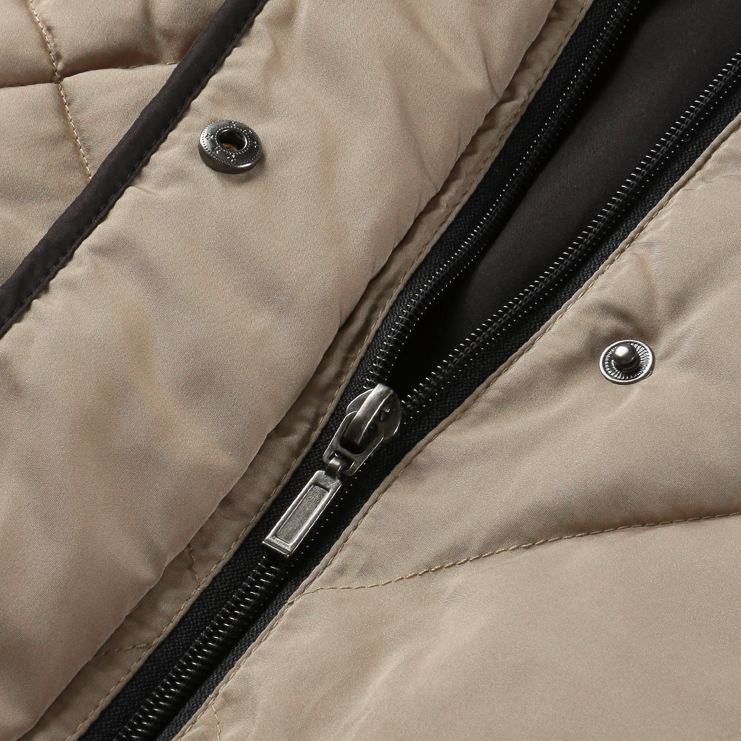 配色使いファイバーダウンコート - 画像6