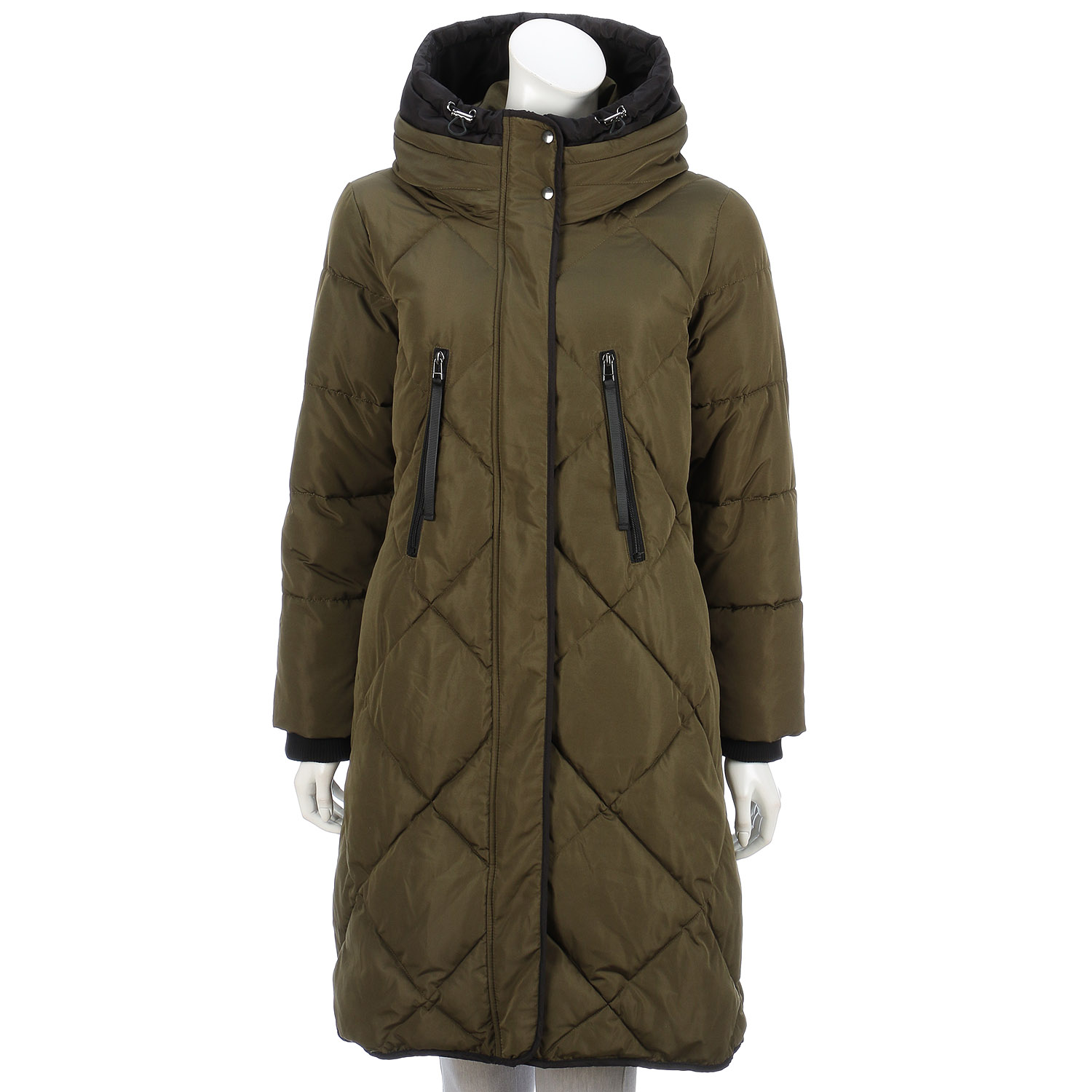 配色使いファイバーダウンコート - 画像7