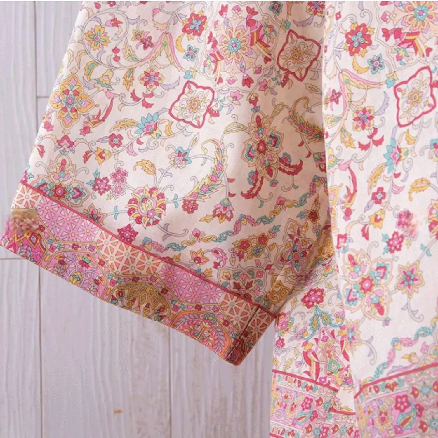 【ETONET限定】シルクロード 袖山タックシャツブラウス コンスタンティノープル - 画像8